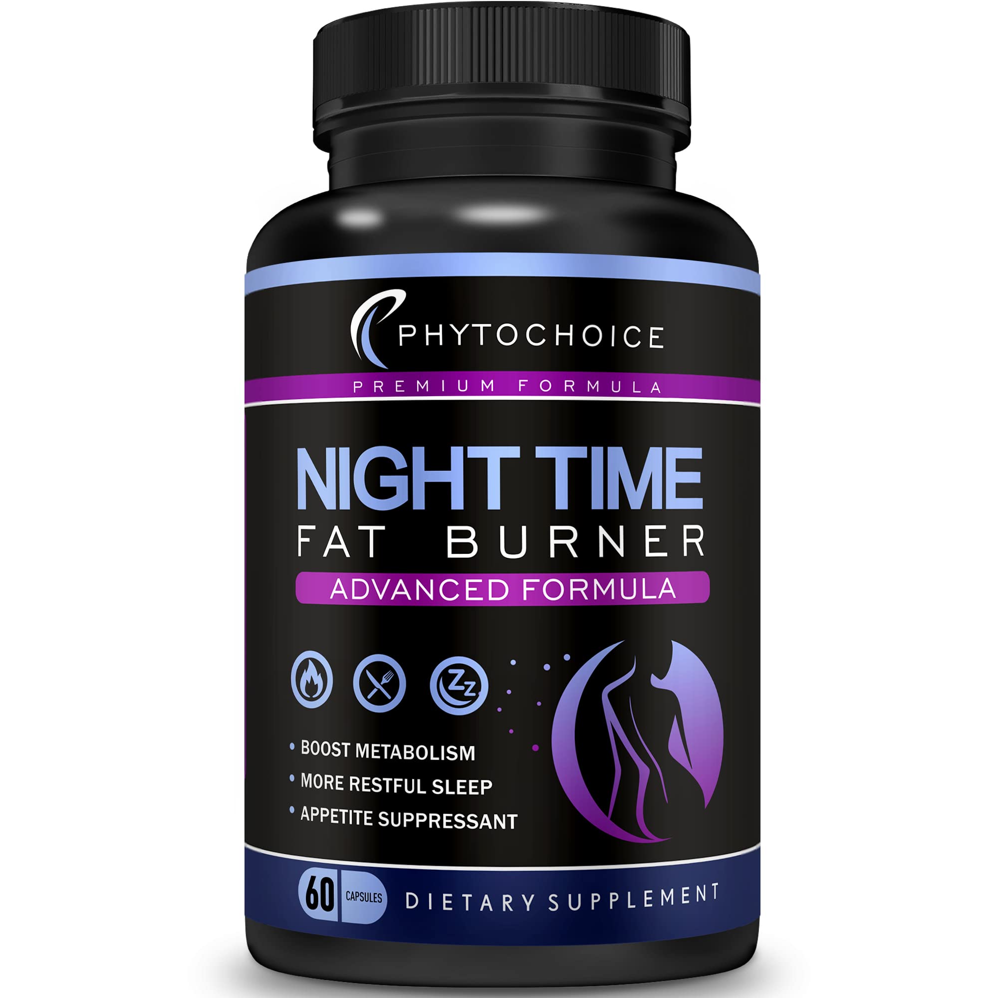 Night Time Weight Loss Pills for Women Fat Burner with Melatonin