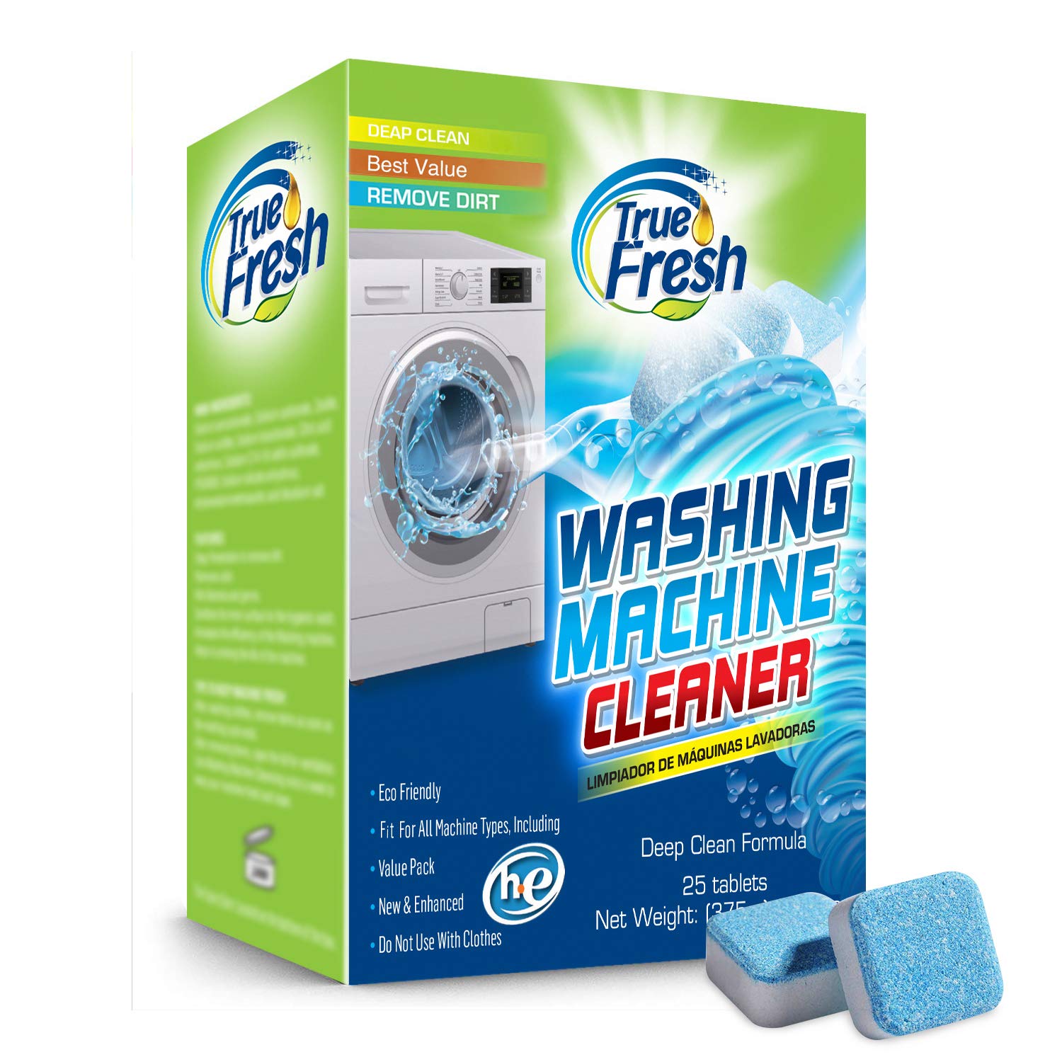 Pure Touch™ Washing Machine Cleaner Tablet (25 Tablets - For 1 year)