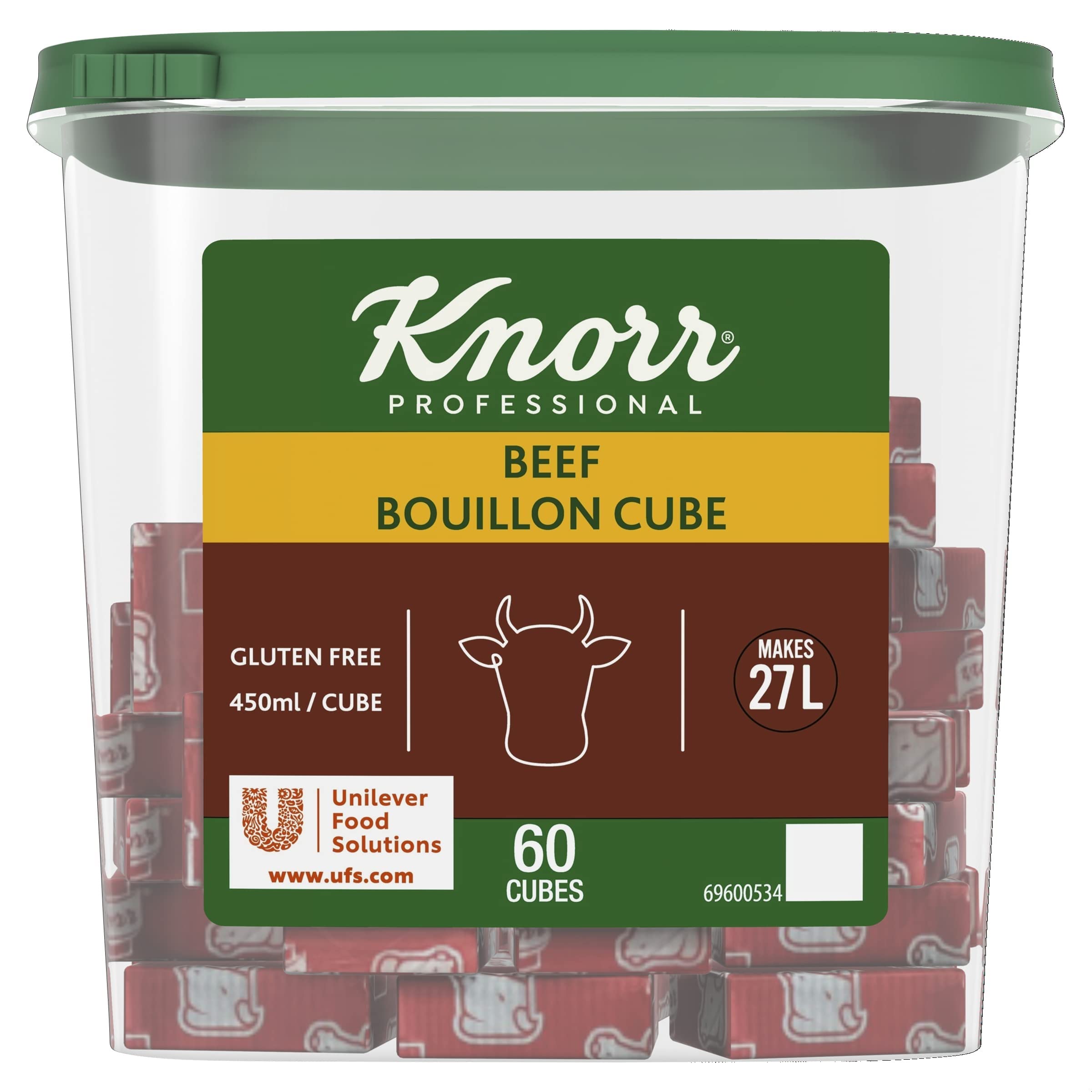 Knorr Beef Bouillon Cubes 60 Cubes x 450 ml