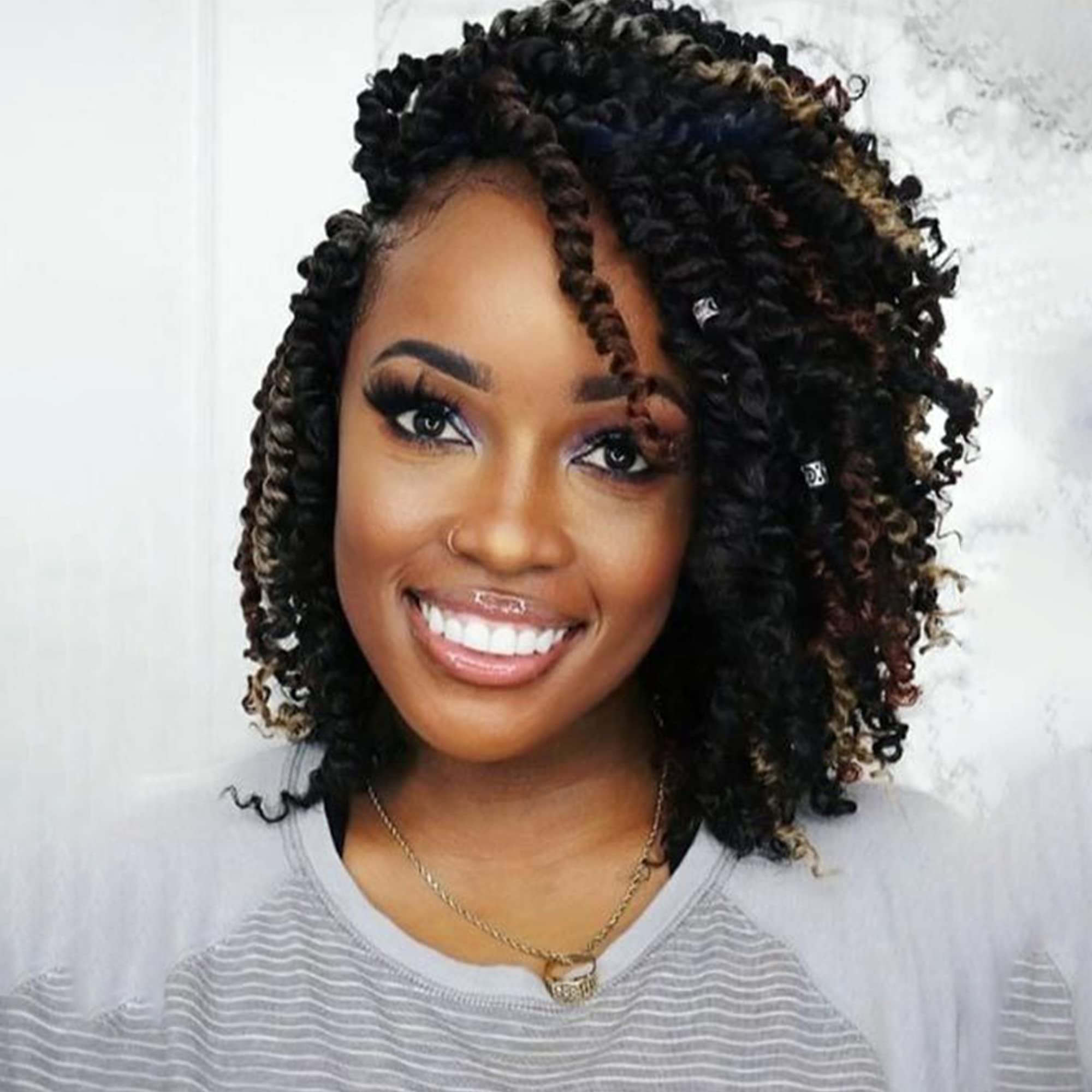 8 Packs Wavy Crochet Hair Crochet Braids Hair For Black Women