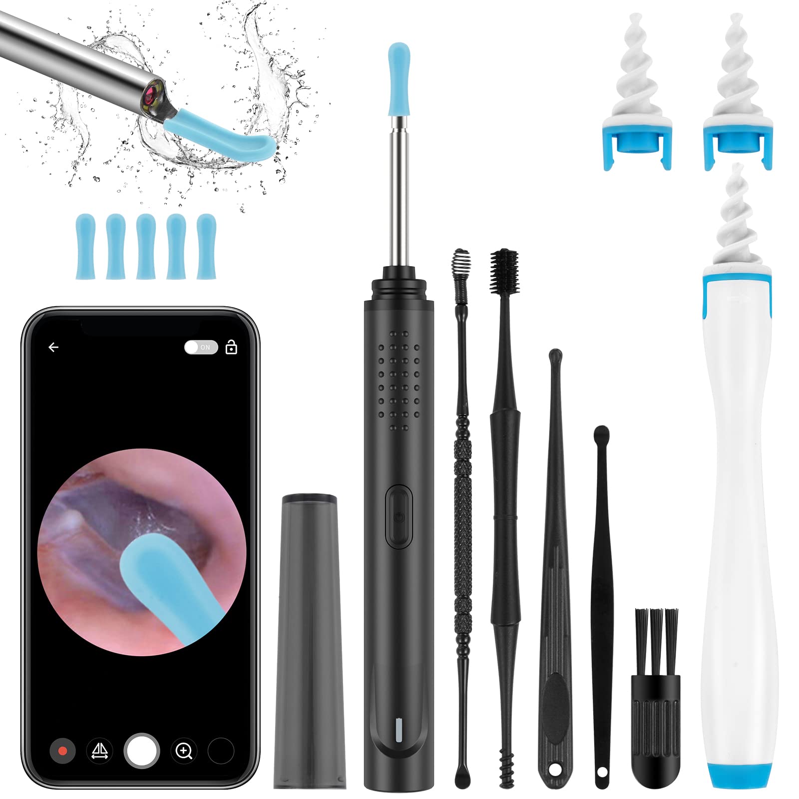 Ear Wax Removal Camera Ear Endoscope Spoon Pick Cleaning Tool Kit