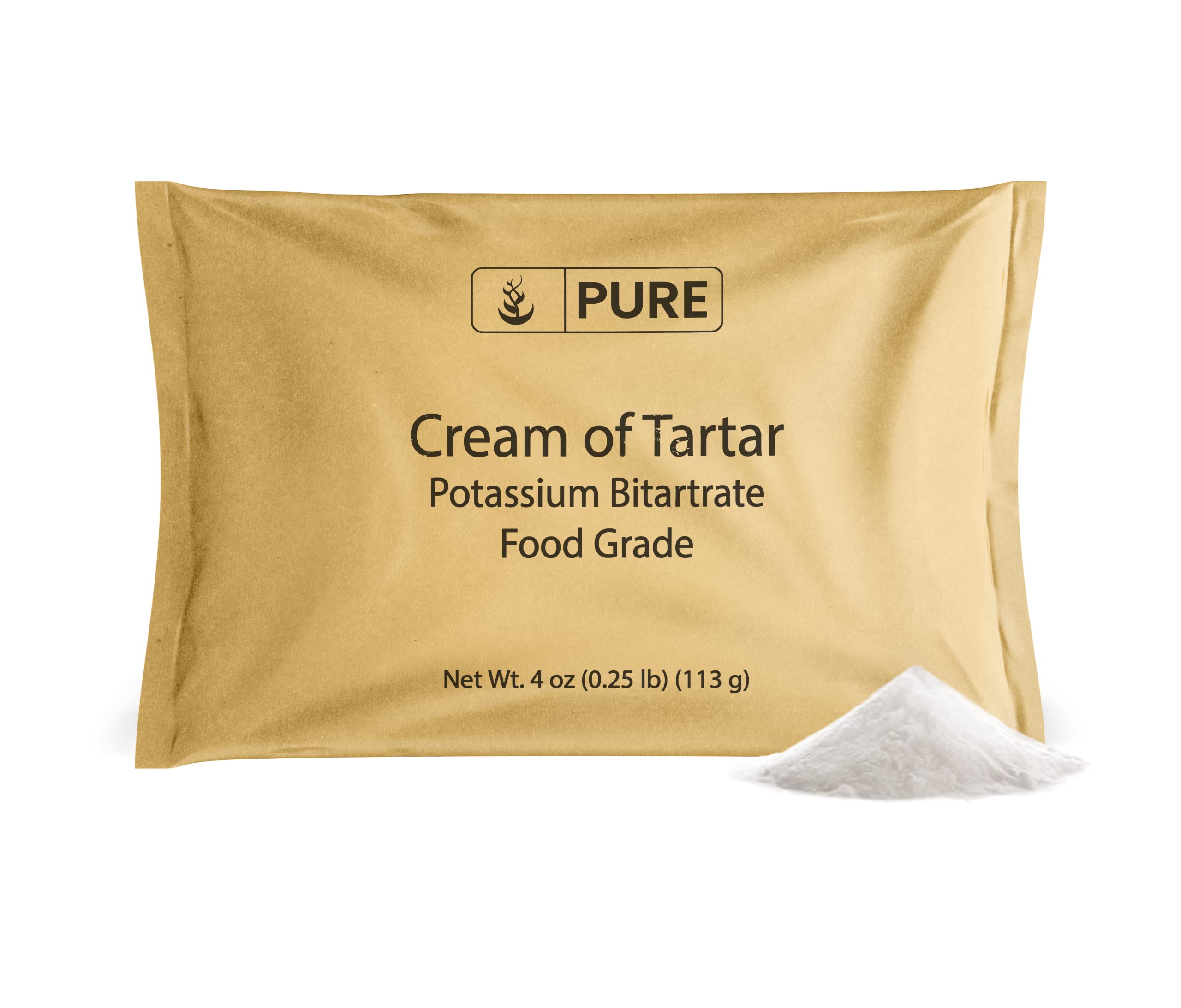 Pure Original Ingredients Cream of Tartar (4 oz) Pure & Natural, Baking & Cleaning, DIY Bath