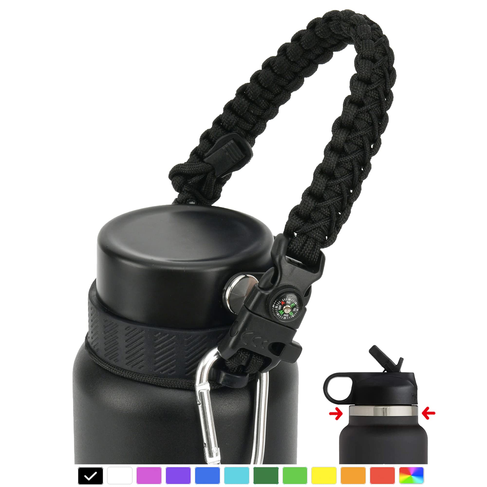 Hydro-flask holster w/ strap
