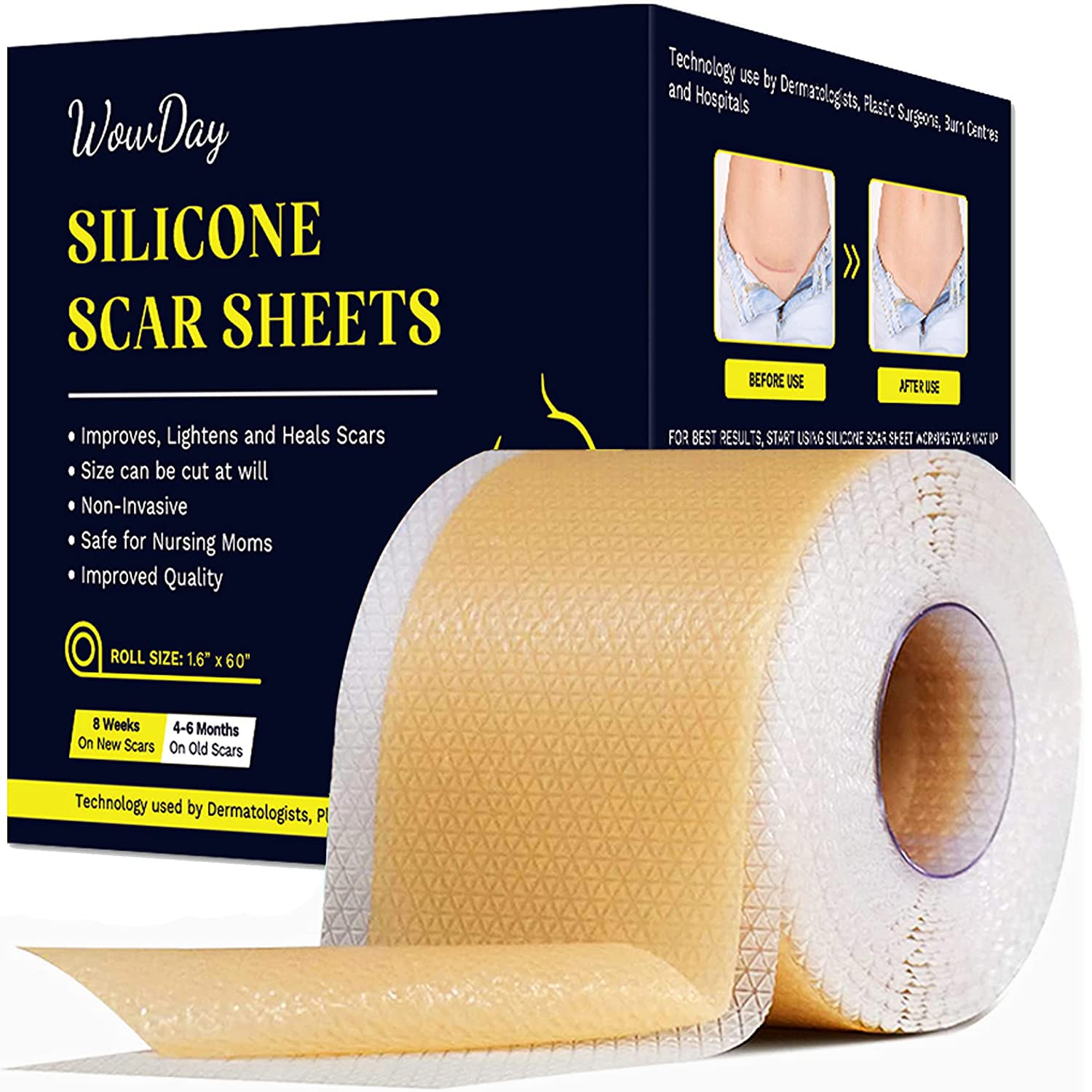 Advanced Medical-Grade Silicone 1 x 6 Strips