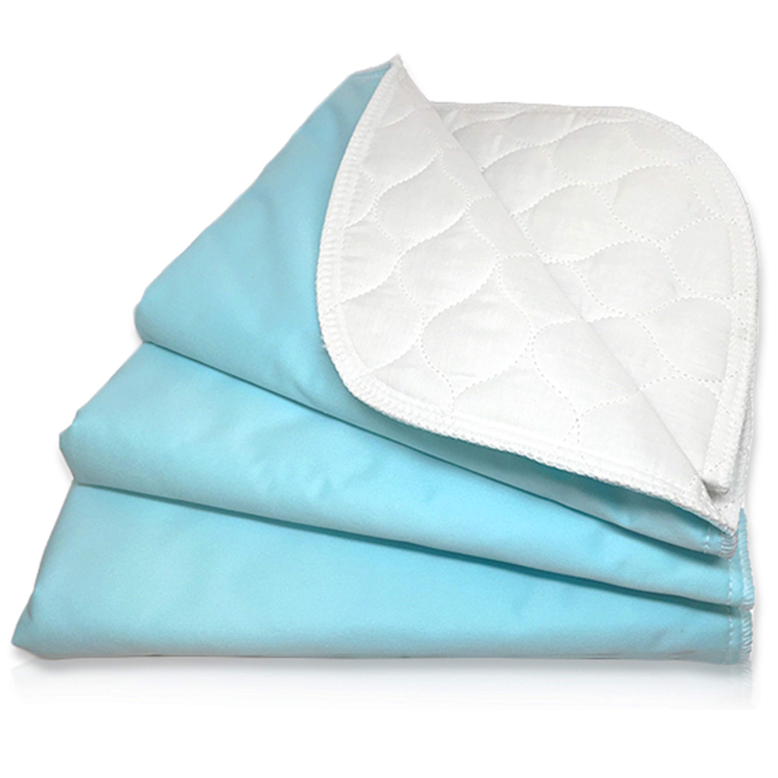 RMS Ultra Soft 4-Layer Washable and Reusable Incontinence Bed Pad -  Waterproof Bed Pads, 18X24 (3 Pack)