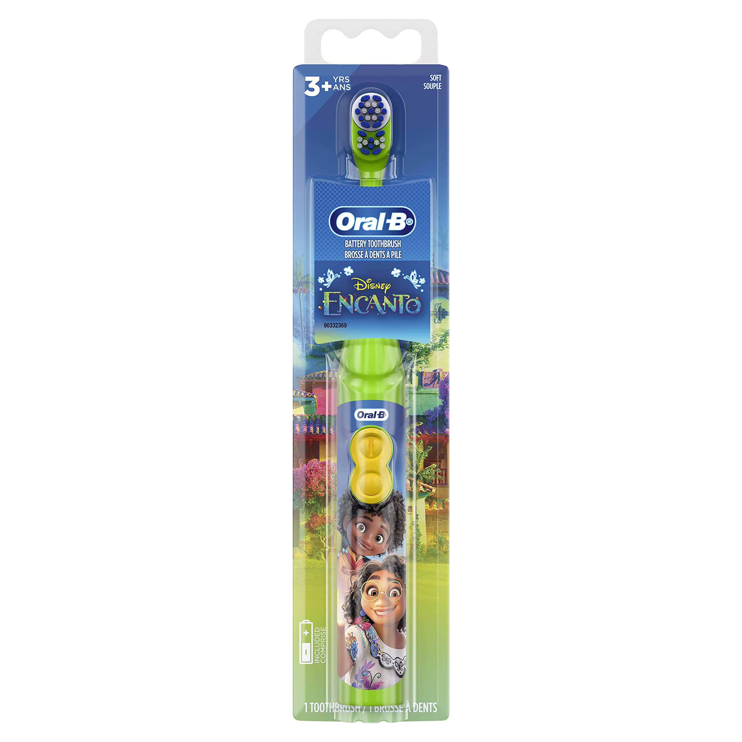 Oral-B Kid's Battery Toothbrush Featuring Disney's Encanto Soft ...