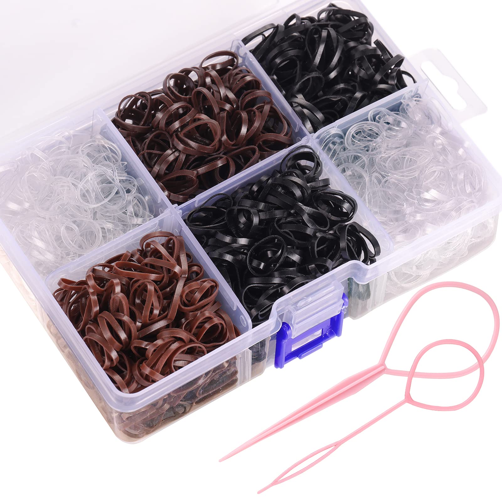 Baby Hair Ties Hair Rubber Bands For Toddler Infants Kids Girls Thin Small  Hair Elastics$hair Bandsmini Hair Rubber Bands With A Box, Soft Hair Elasti