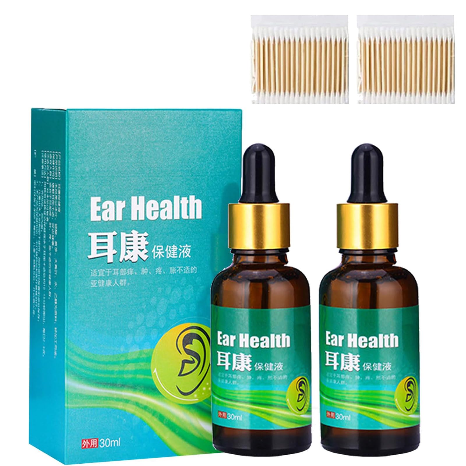 GDSAFS Oveallgo PureHear Organic Ear Support Elixir Natural Ear Drops