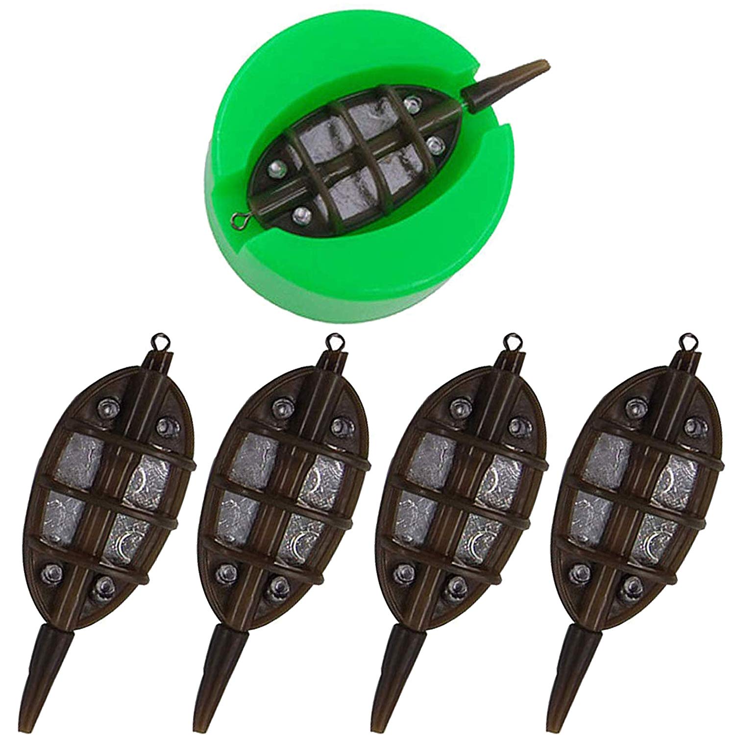 30g/40g/50g Carp Fishing In Line Method Feeders Accessories Set Quick  Release Flat Method Feeder and Bait Mould for Carp Feeders - AliExpress