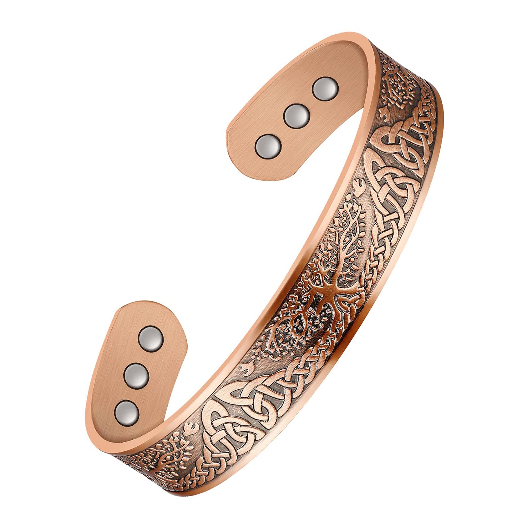 Solid copper store bangle