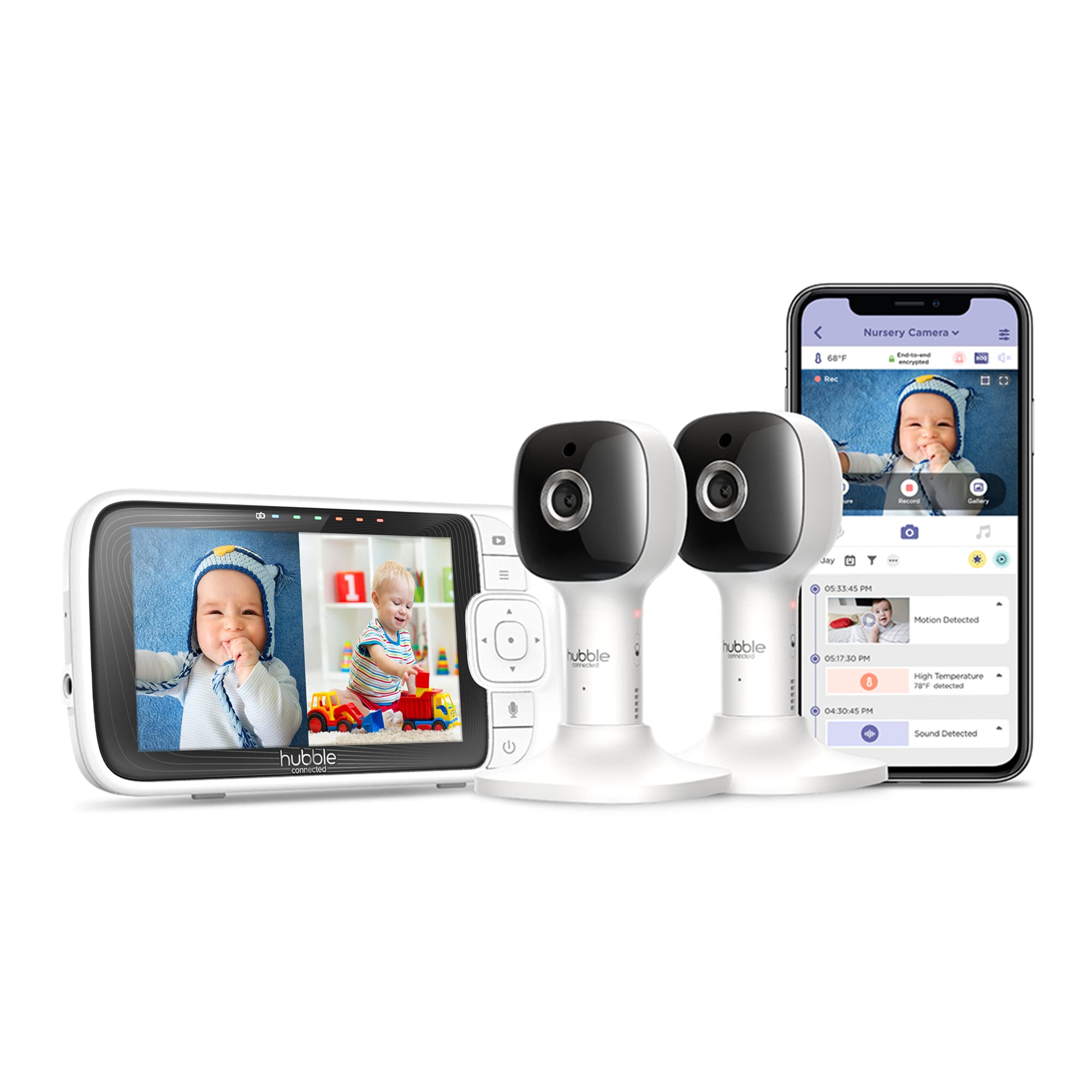 Baby monitor best sale multiple cameras wifi