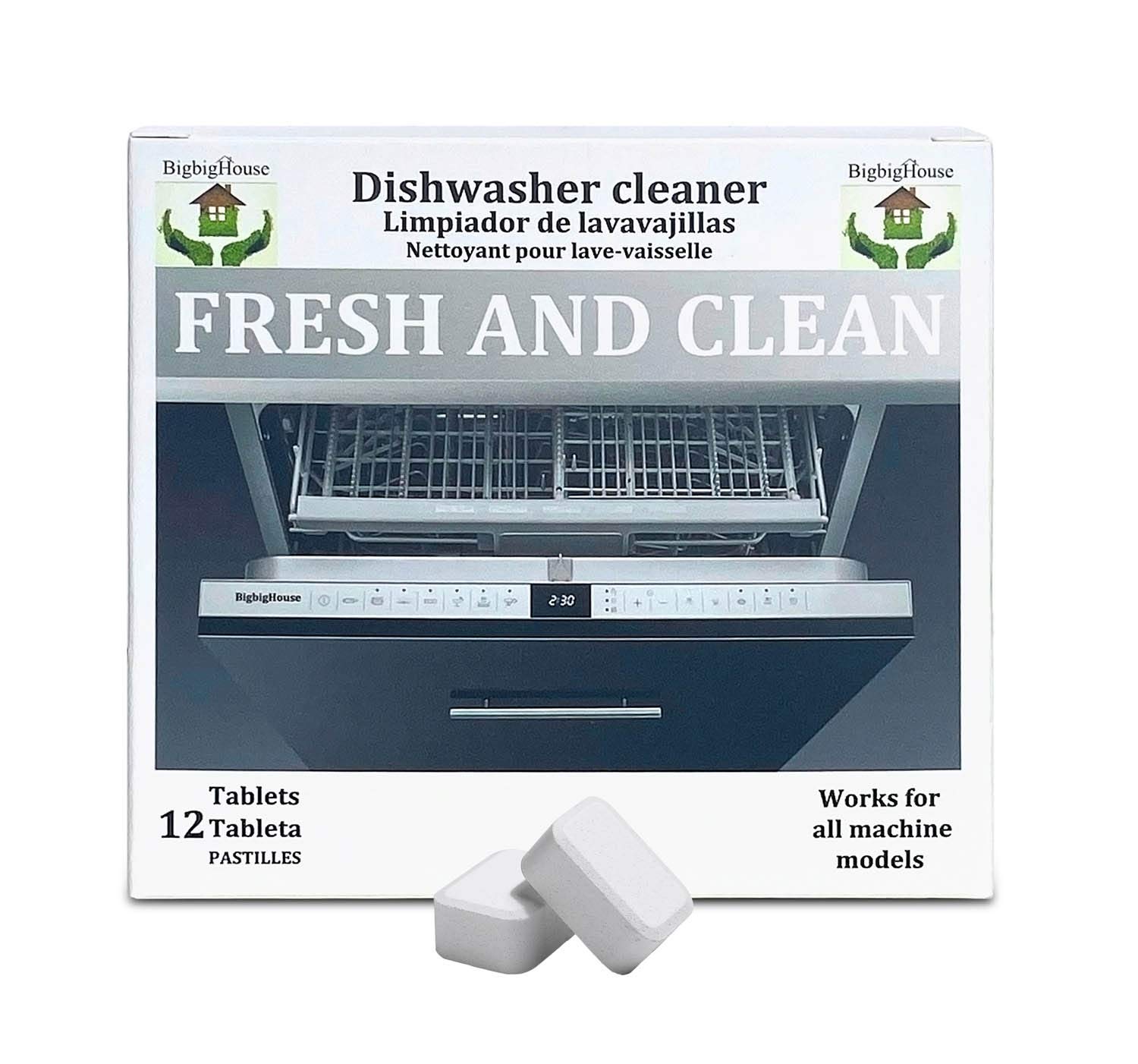 EcoFriendly Dishwasher Cleaner and Deodorizer, Remove Hard Water Stain