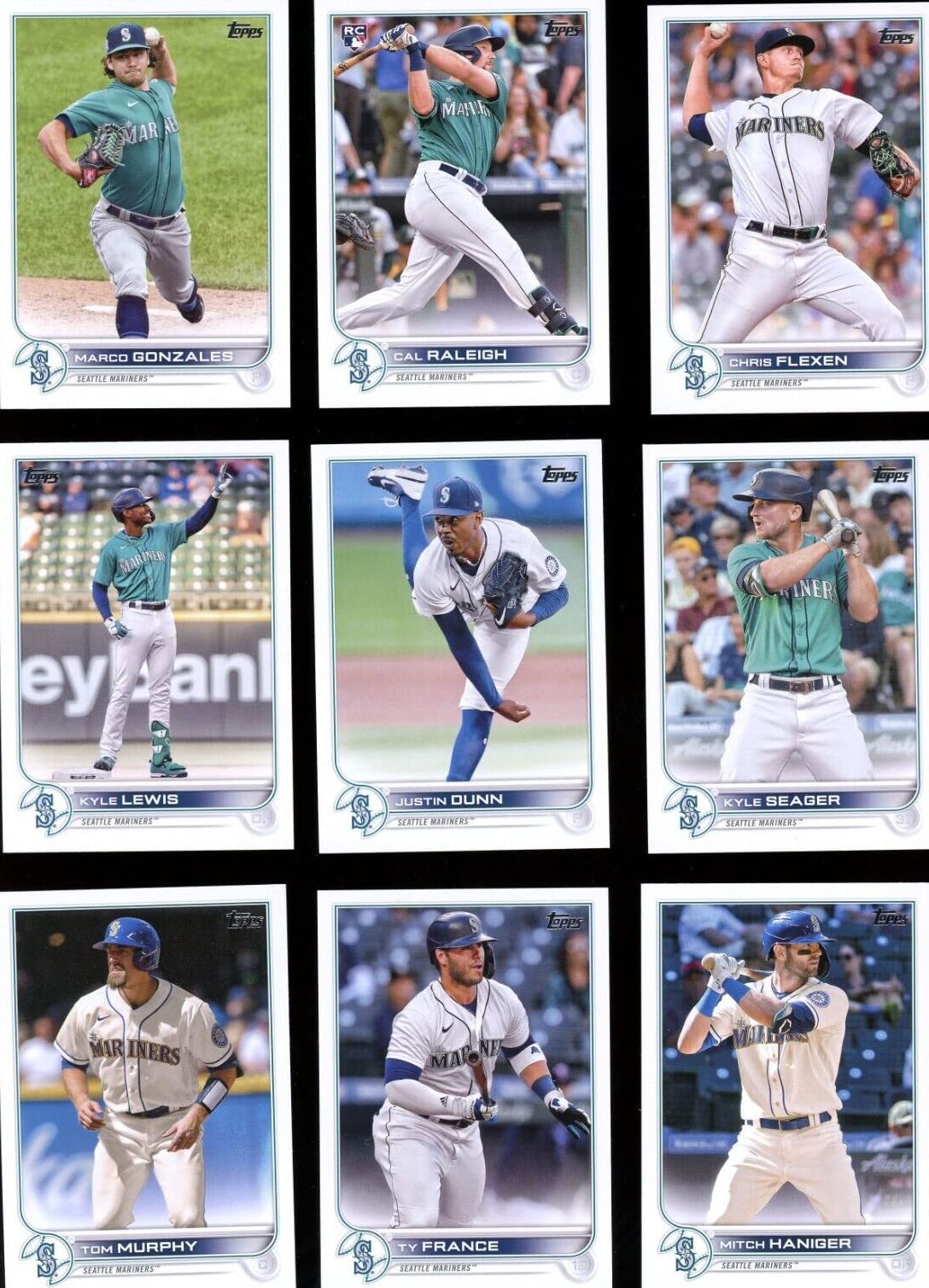 Seattle Mariners / 2022 Topps Baseball Team Set (Series 1 and 2
