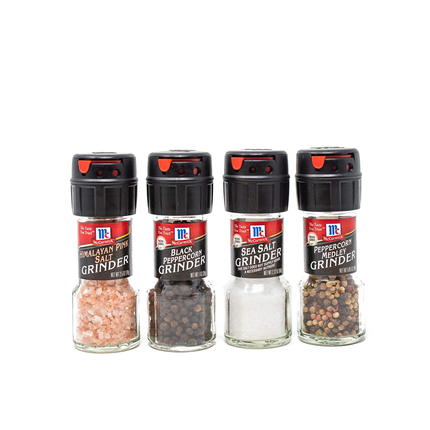 McCormick Salt & Pepper Grinder Variety Pack (Himalayan Pink Salt