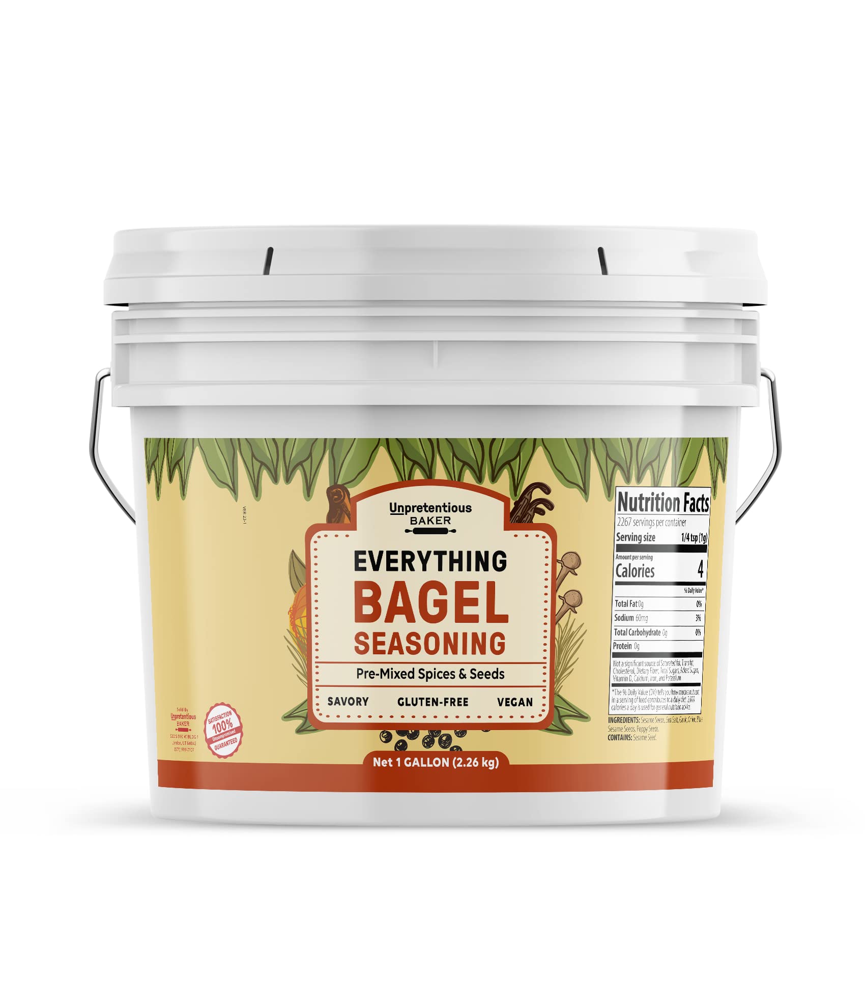  Everything Bagel Salt Free Seasoning : Grocery & Gourmet Food