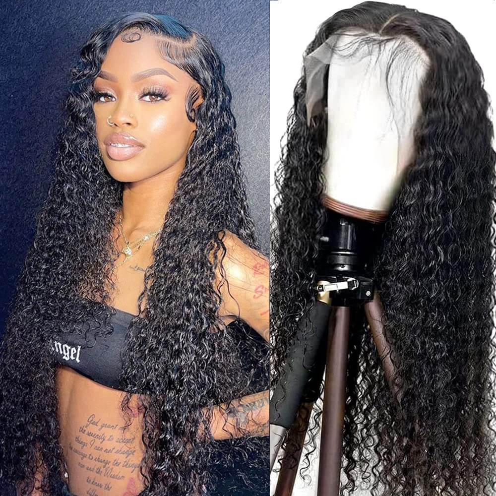 13x6 Hd Lace Frontal Wig, Human Hair Frontal Wig, Water Waves Hair