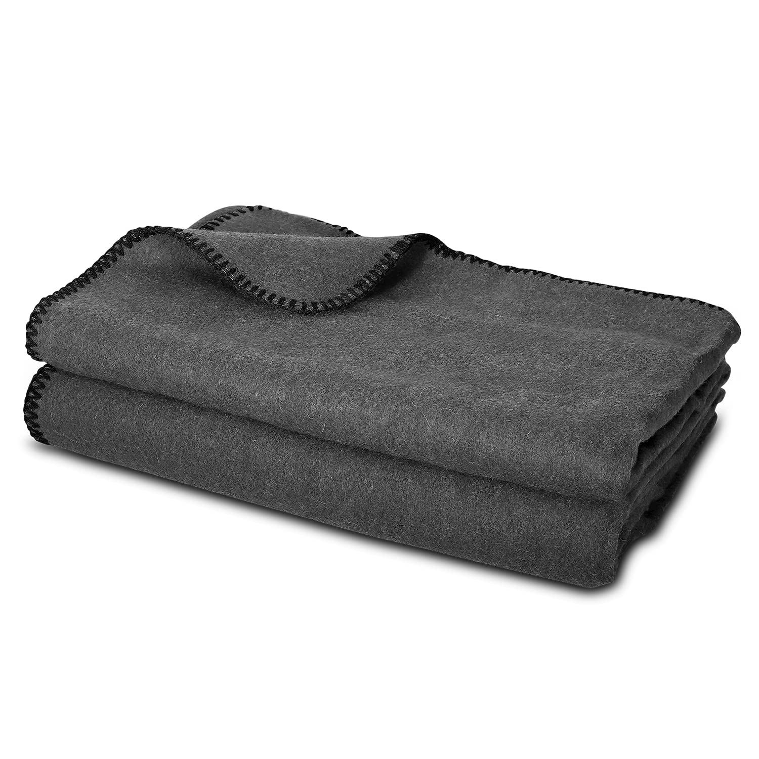 Jmr Usa Inc. Military Wool Blanket for Camping Emergency and