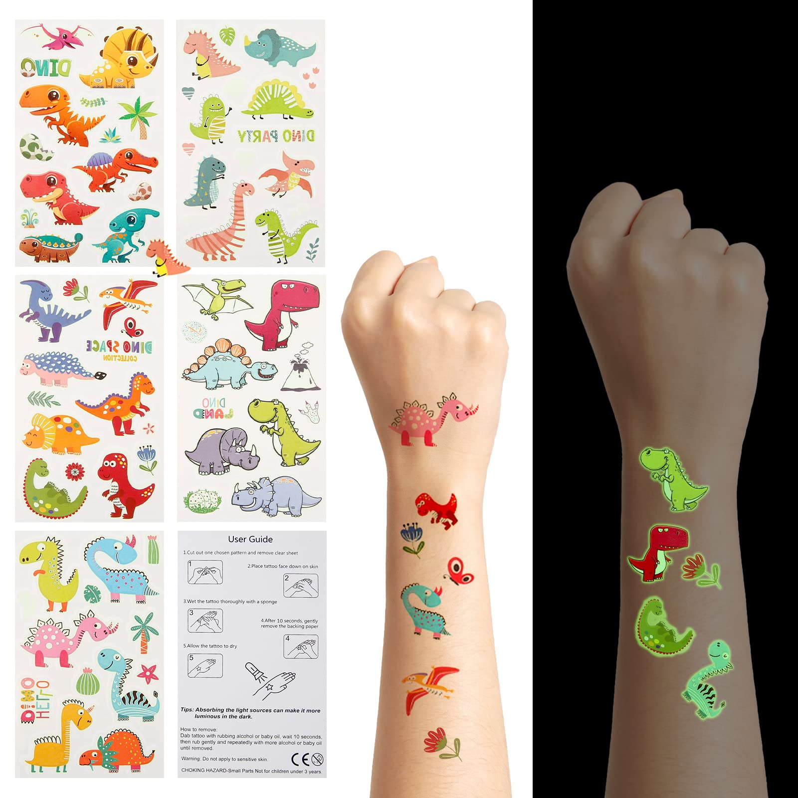 Glitter Butterfly Tattoo Sticker For Children Birthday Gift Cute Fake Taty  Kids Body Art Waterproof Temporary Tattoos Cartoon - Temporary Tattoos -  AliExpress