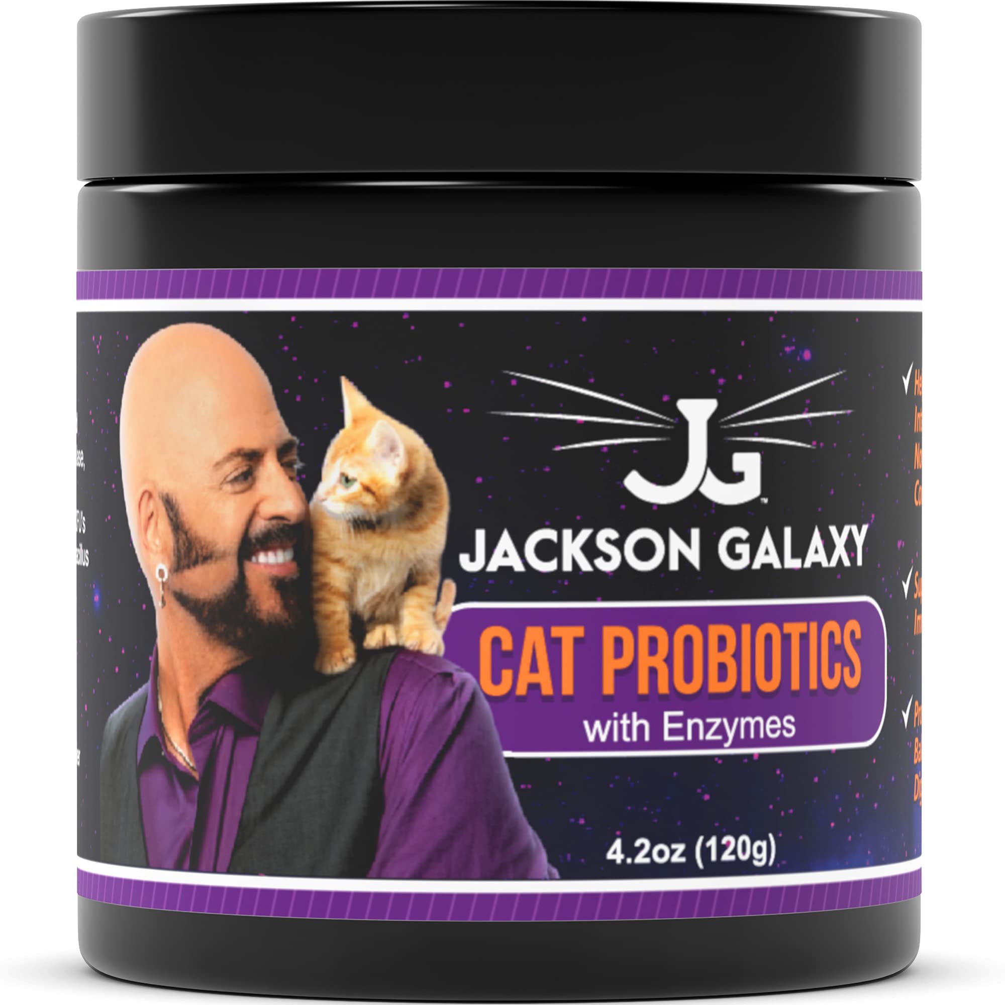 Jackson Galaxy Cat Probiotics and Digestive Enzymes Best