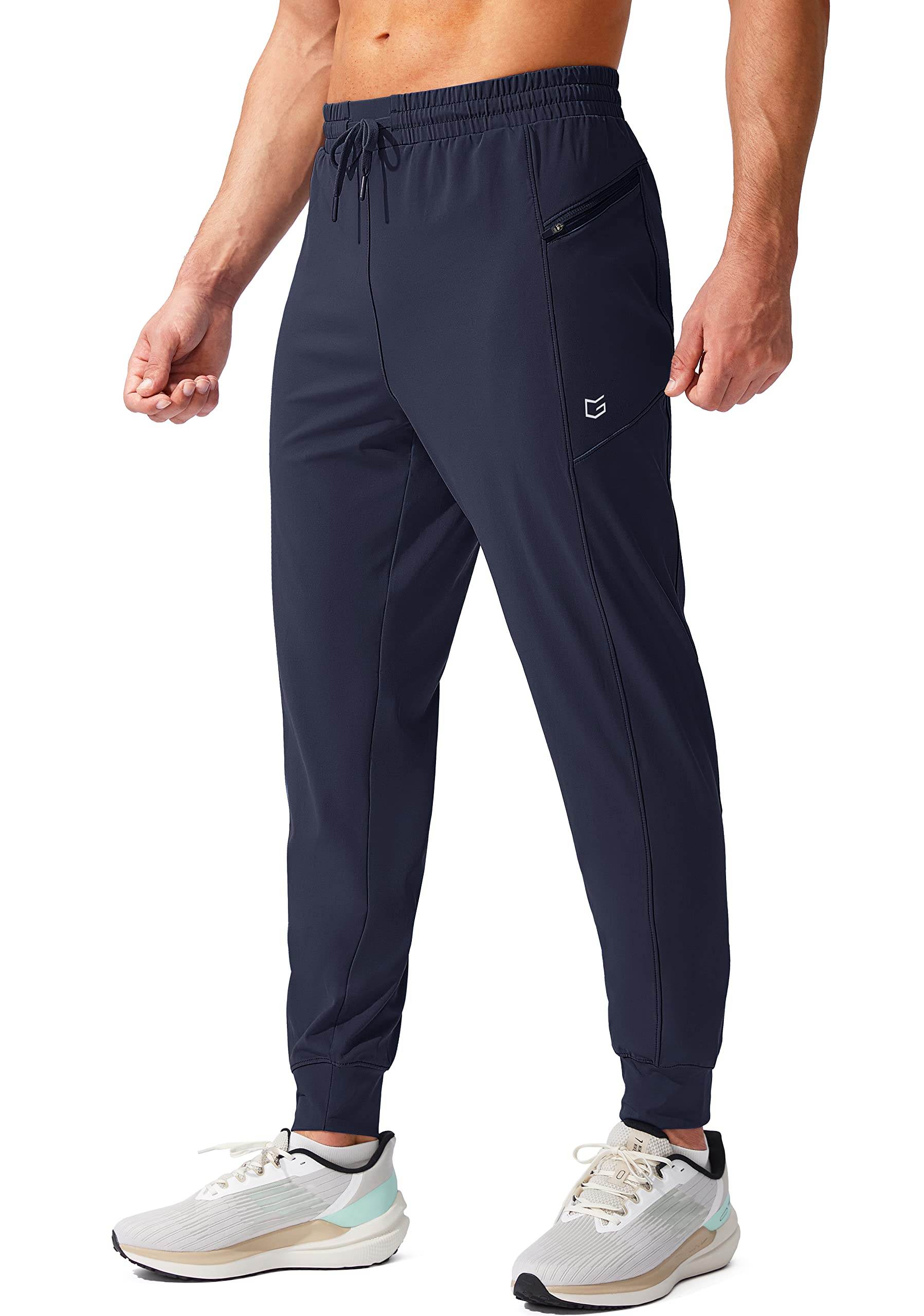 G Gradual Men's Sweatpants with Zipper Pockets Joggers for Men