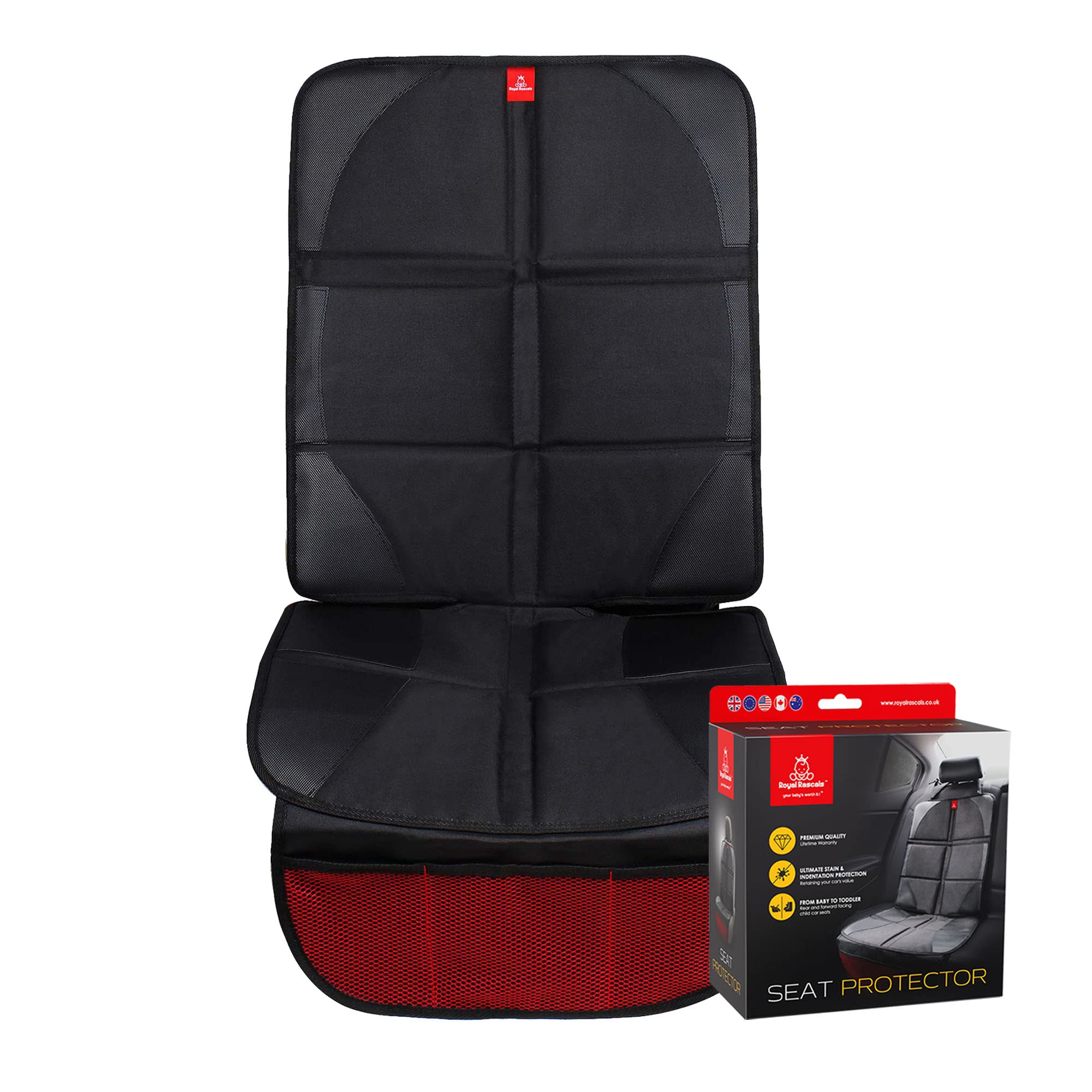 Royal Rascals Car Seat Protector For Child Seats Padded Car Seat