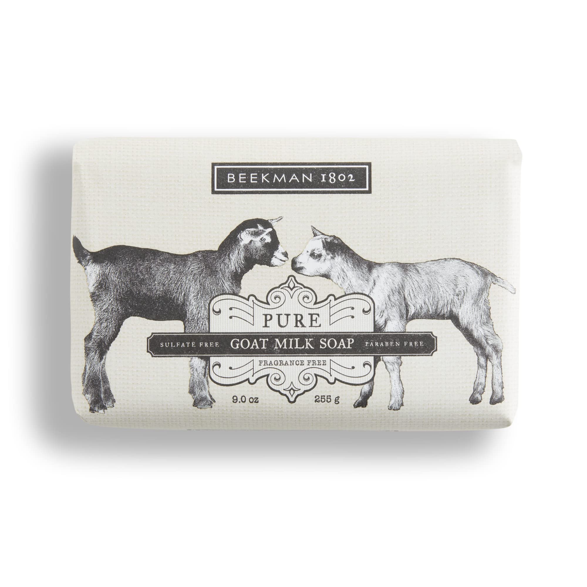 Beekman 1802 Goat Milk Body Soap Bar - 9 oz, Pack of 4 - Nourishes,  Moisturizes & Hydrates - 100% Vegetable Soap with Lactic Acid - Good for  Sensitive