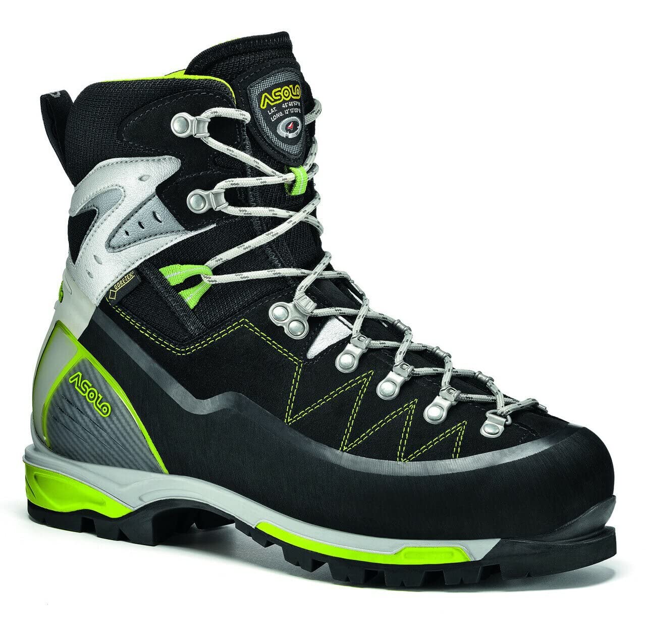 Asolo Alta Via GV Mountaineering Boot Black Green 10