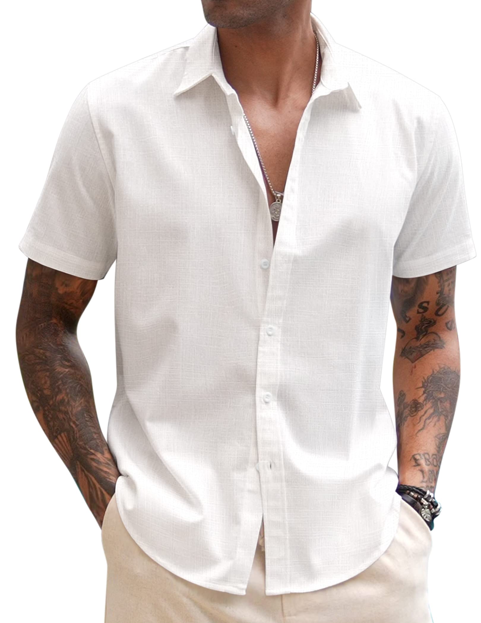 Men's Casual Short-Sleeve Shirts