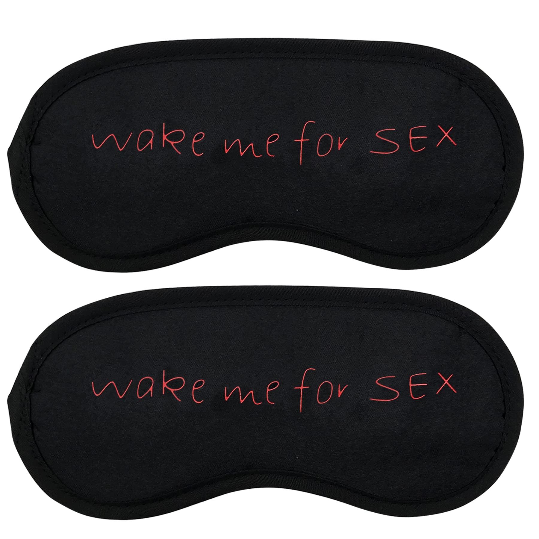 Pai Sence 2pcs/Pack Black Sleep Eye Masks for Women Men Wake ME Sleeping  Mask Blindfold