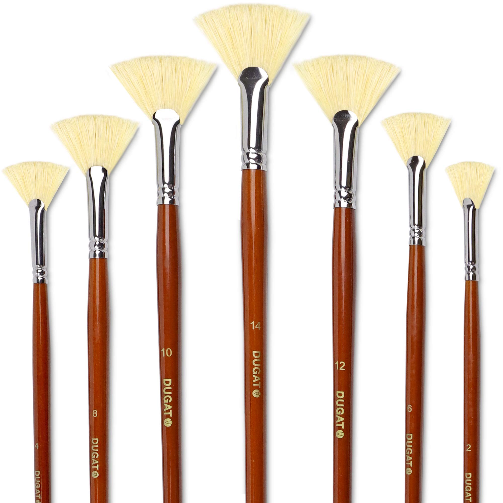 Professional Watercolor Squirrel Hair Paint Brushes by DUGATO, Mop Round  Fine Tip Detail Paintbrush Set for Art Painting, Gouache, Fine Detailing