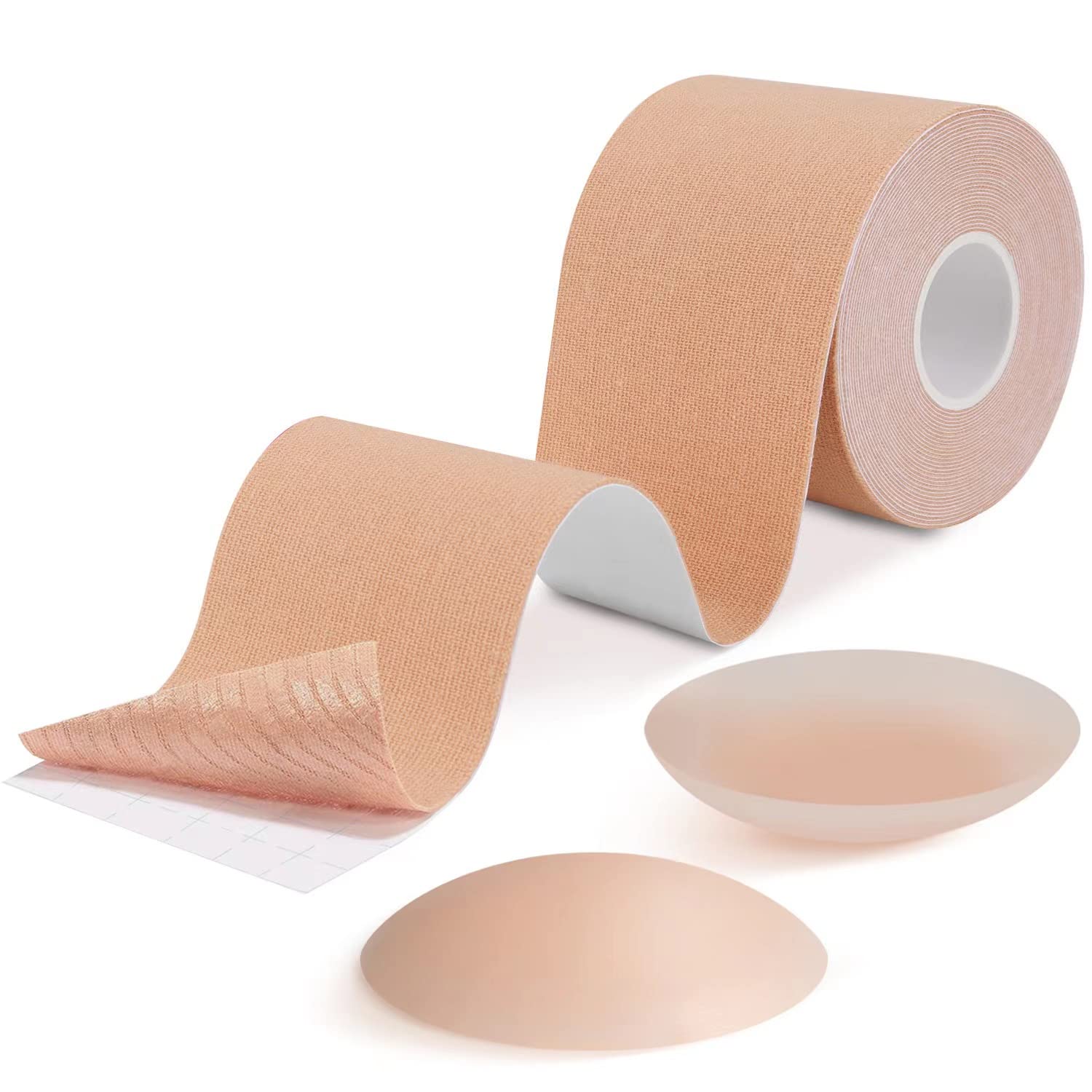 8 PCS Breast Lift Tape for A-E Cup Large Breast, Breathable Boobytape for  All Clothing Fabric Dress Types,Waterproof Sweatproof Bob Tape for Lift  Push up Pink at  Women's Clothing store
