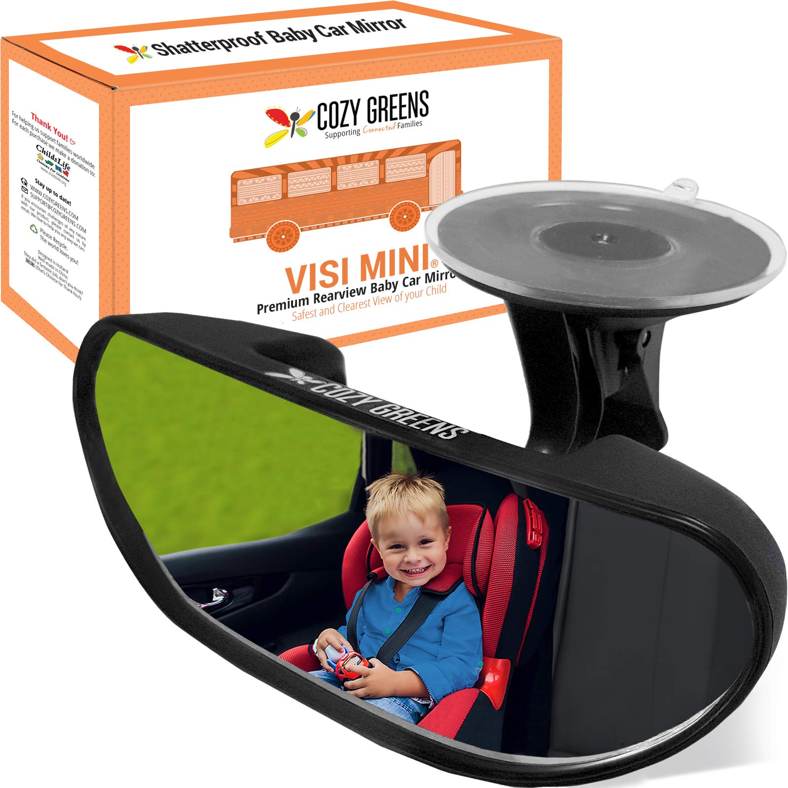 Suction cup sales baby mirror