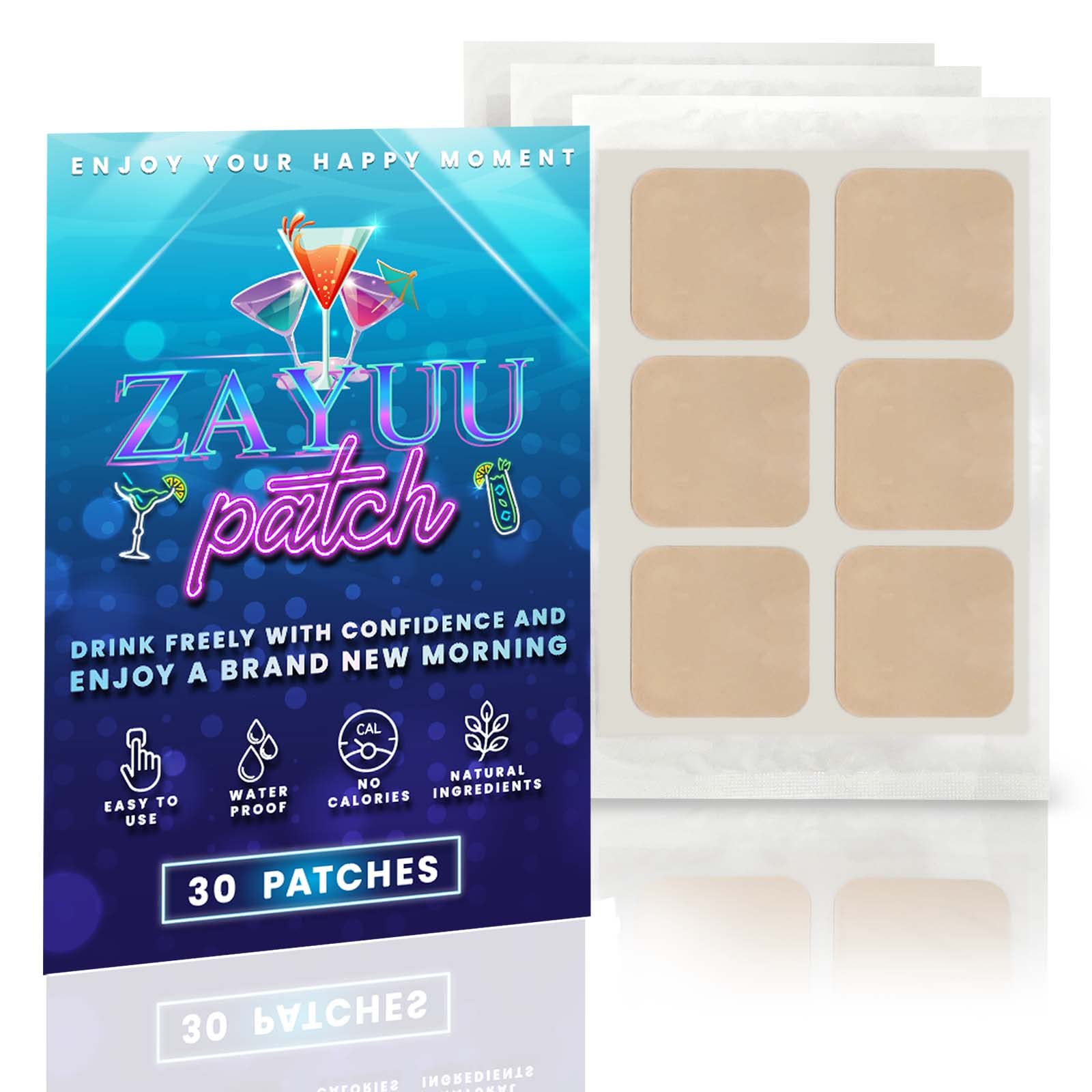 The Friendly Patch- (2)Hangover Patch,(2)Zen Patch,(2)Snooze Patch RETAILS  $120!