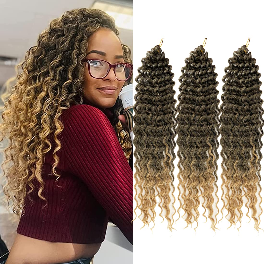 How To Install Curly Water Wave Crochet Braids l ONLY 2 HOURS! 