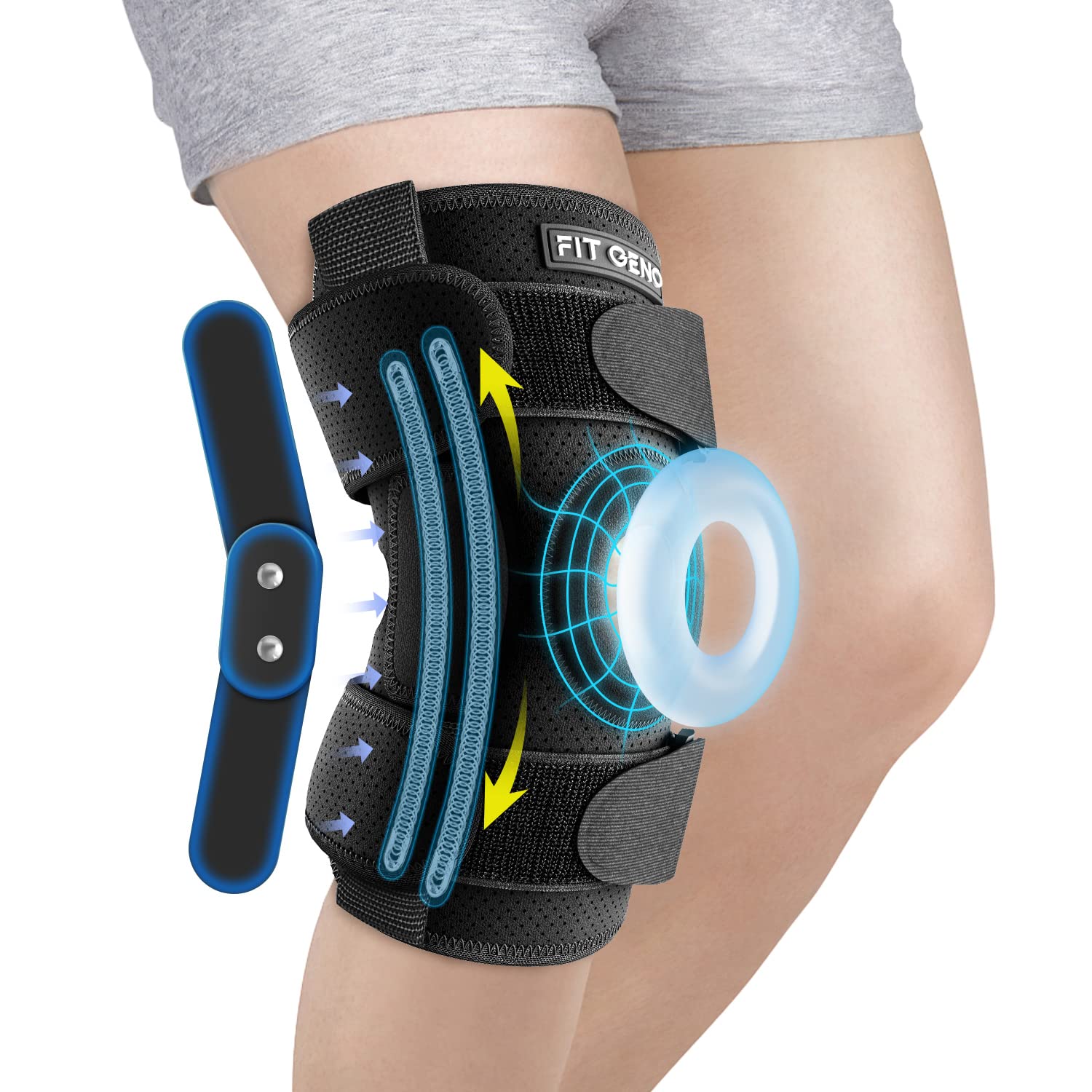 Hinged Knee Support Brace for ACL, MCL, PCL, Ligament Sports