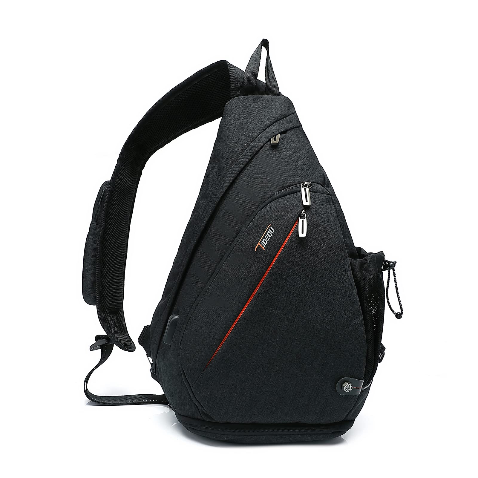  Sling Backpack Sling Bag for Women, Chest Bag Daypack  Crossbody Sling Backpack (A-Black)