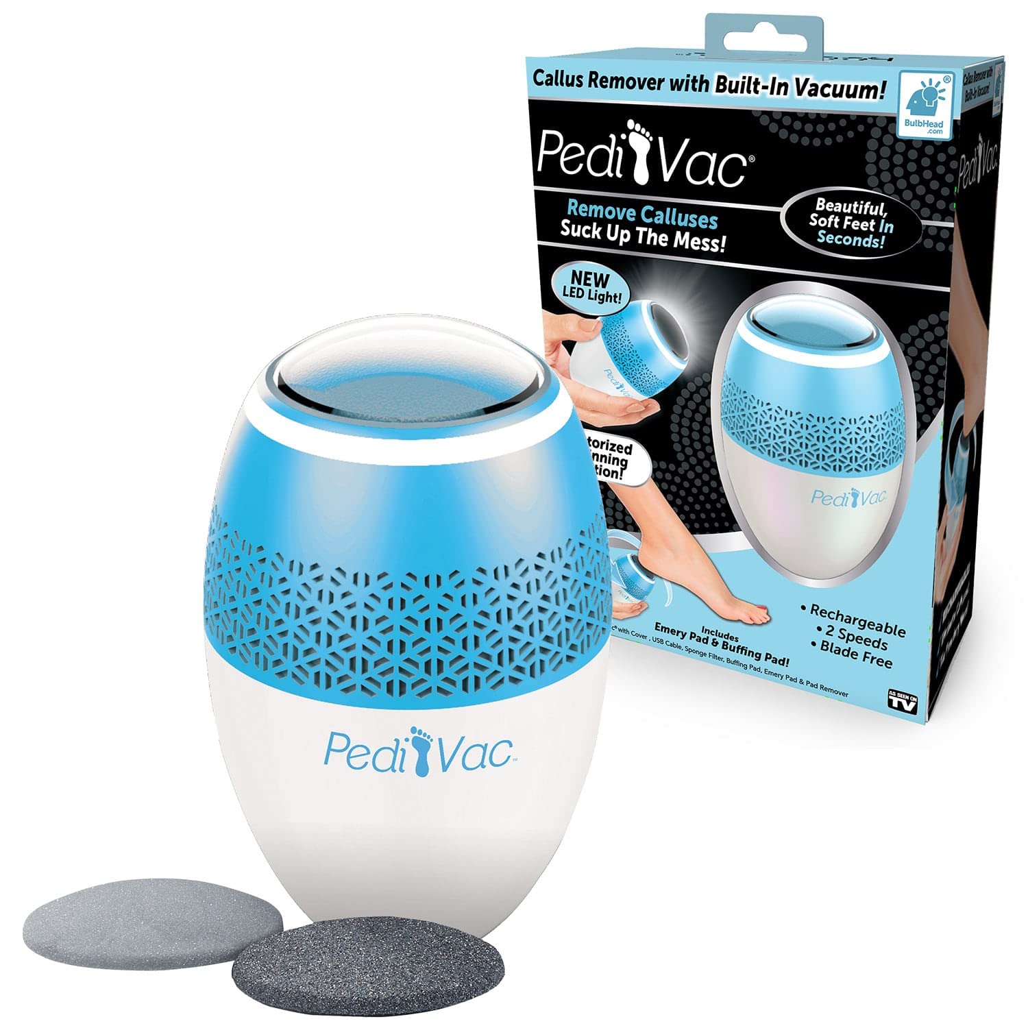 Cordless Electric Callus Remover by PedEgg Power™ - DailySteals