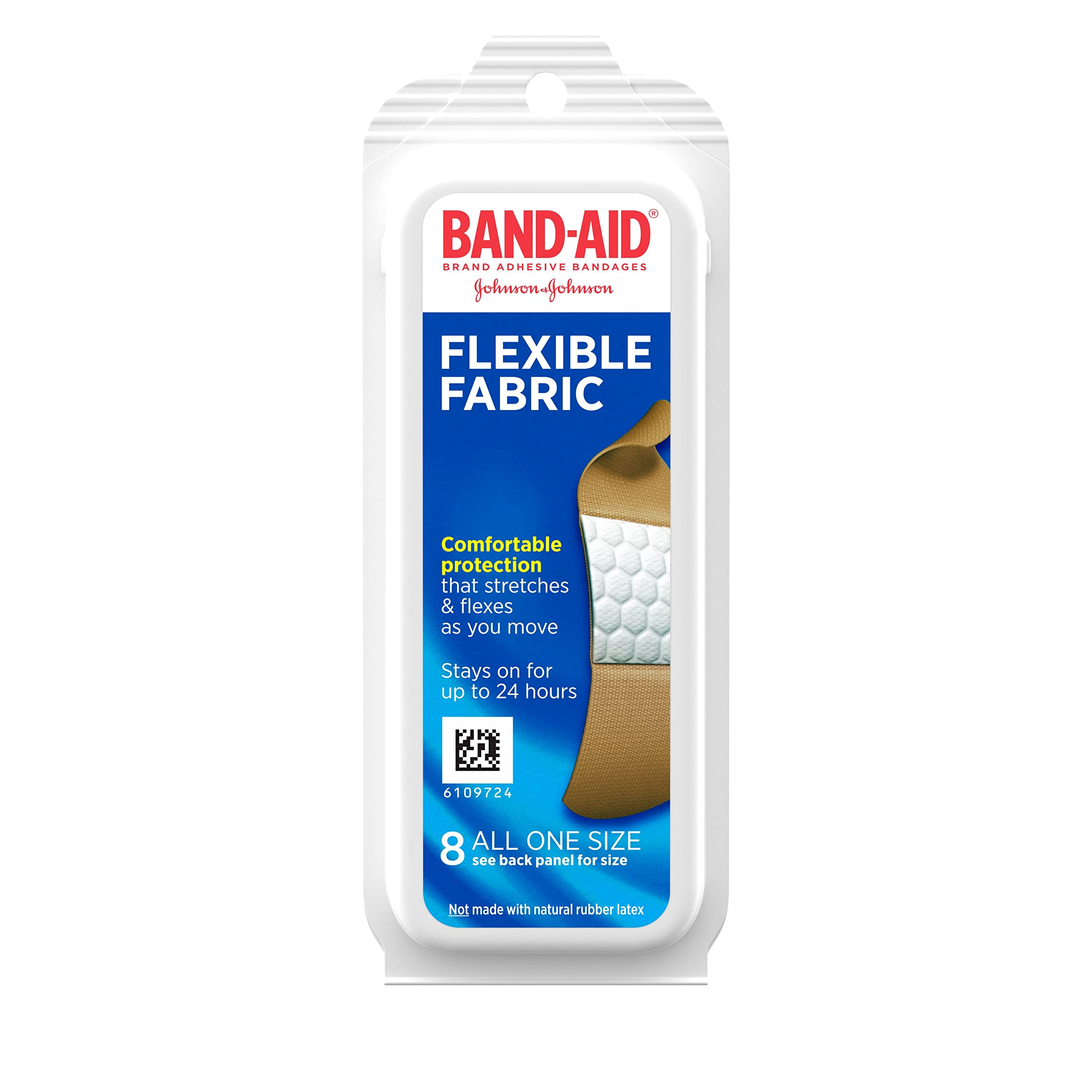 Band-Aid Brand Flexible Fabric Adhesive Bandages, Assorted, 30Ct 