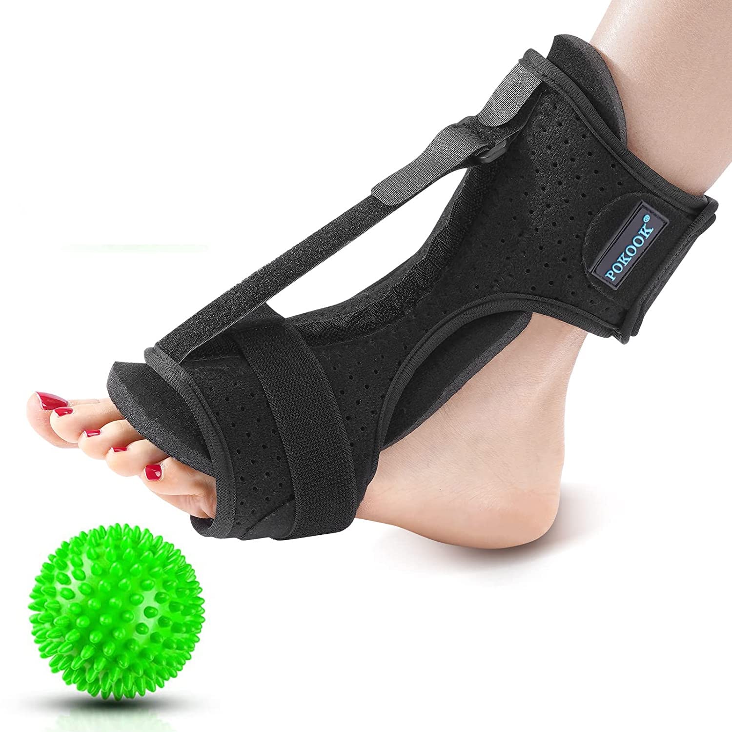 Plantar Fasciitis Night Splint Adjustable Foot Brace Drop Support