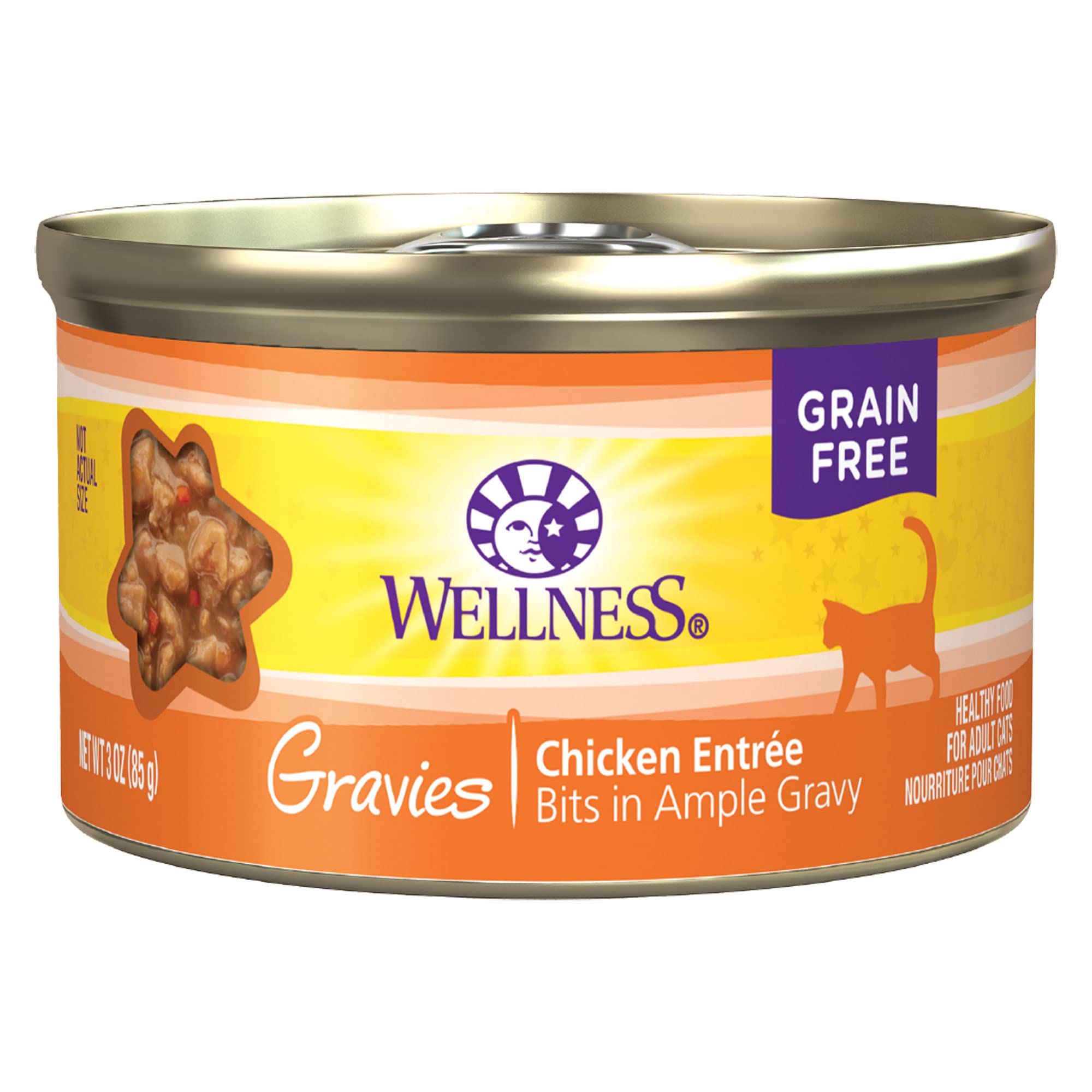 Wellness Complete Health Grain Free Wet Cat Food Gravies Natural