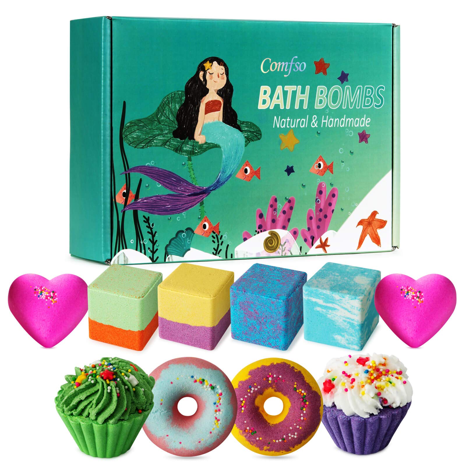 girls bath bombs