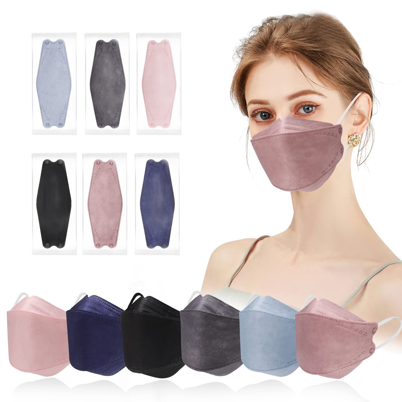 qqcute 60 piece kf94 mask