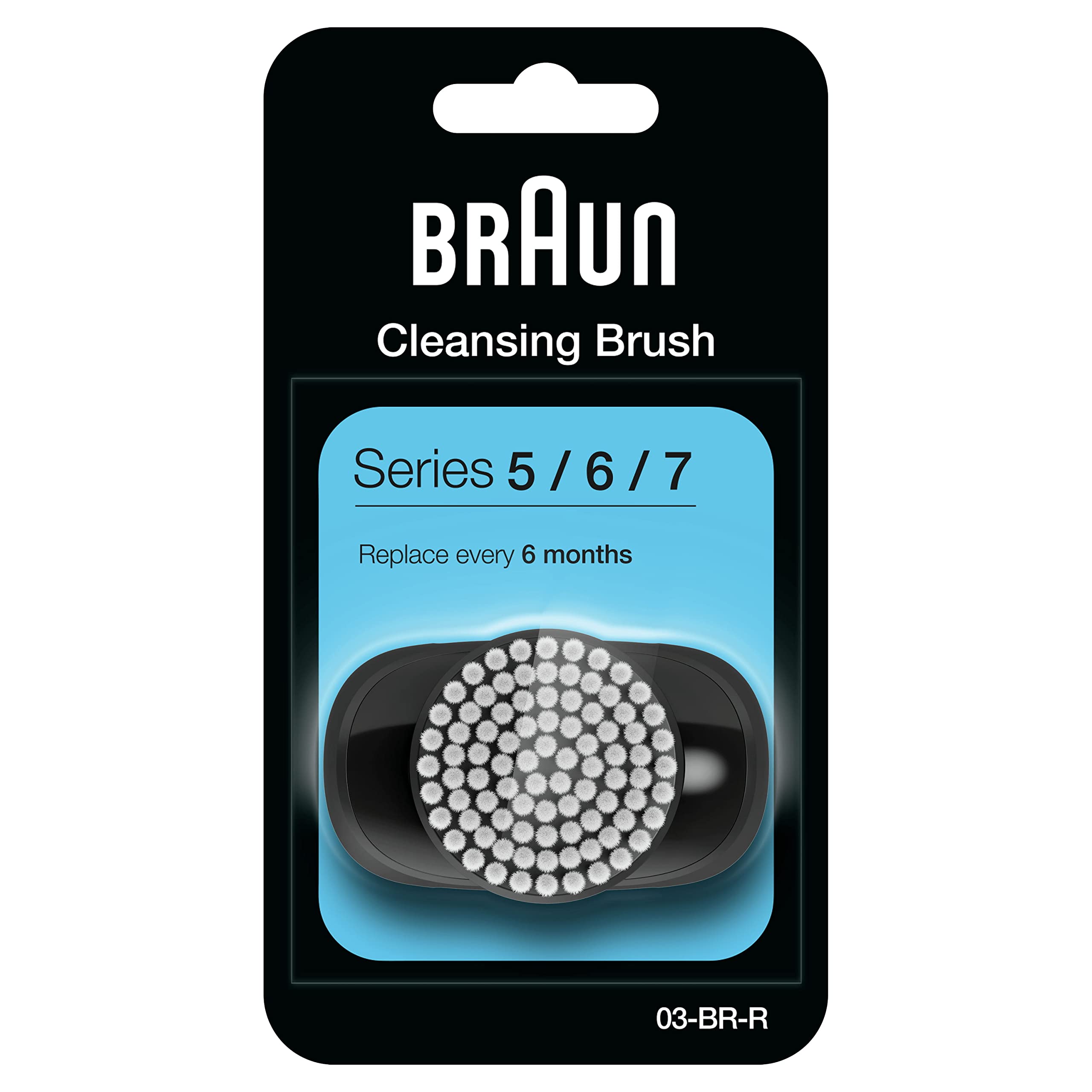 Braun EasyClick Cleansing Brush Refill For Series 5 6 and 7 Electric Shaver  Cleans Exfoliates and Refines Your Skin For New Generation White Cleansing  Brush Refill Single