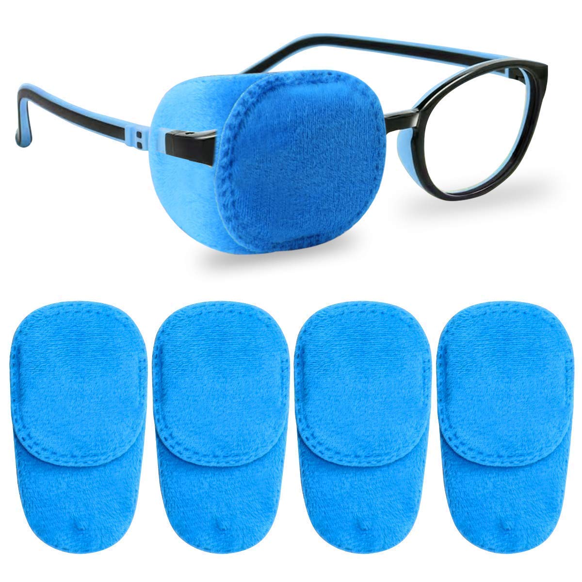 4 Pack Eye Patches for Kids Girls Boys, Right & Left Eye