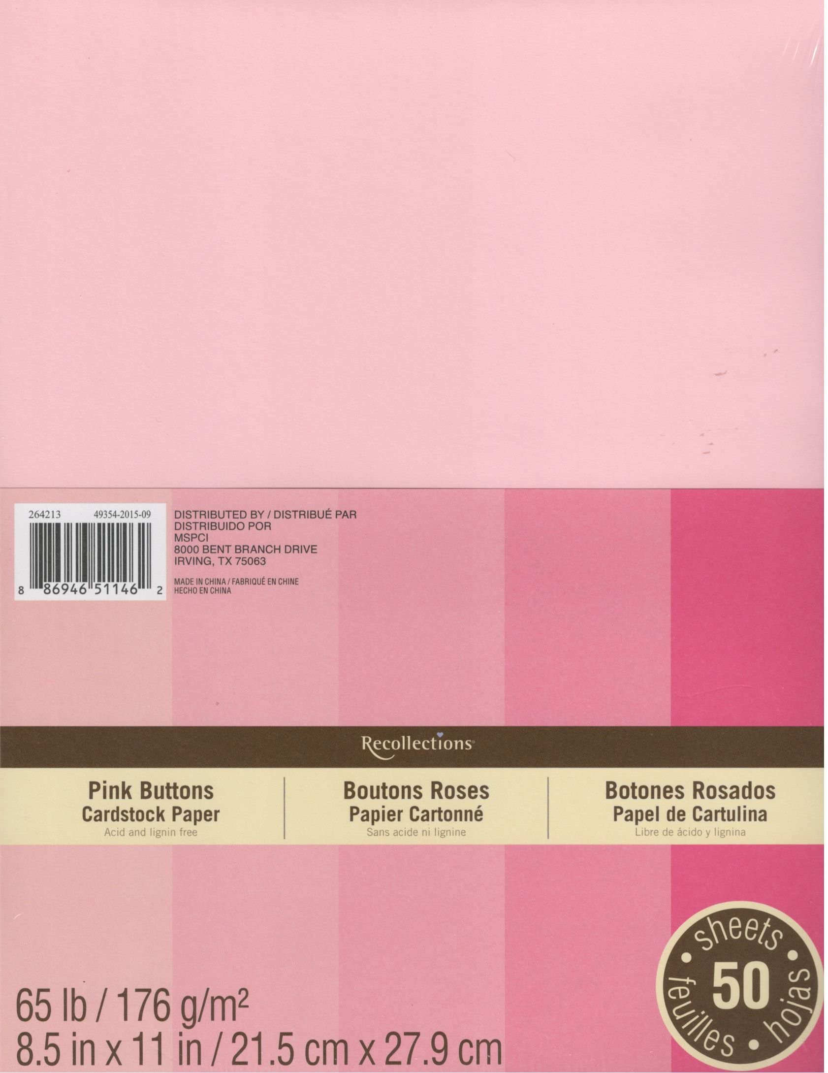 Blick Premium Cardstock - 19-1/2 x 27-1/2, Light Pink, Single Sheet