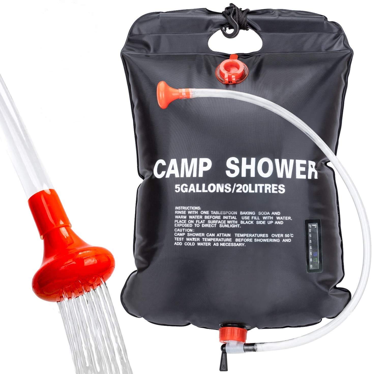 4 Gallons Portable Camp Shower Bag
