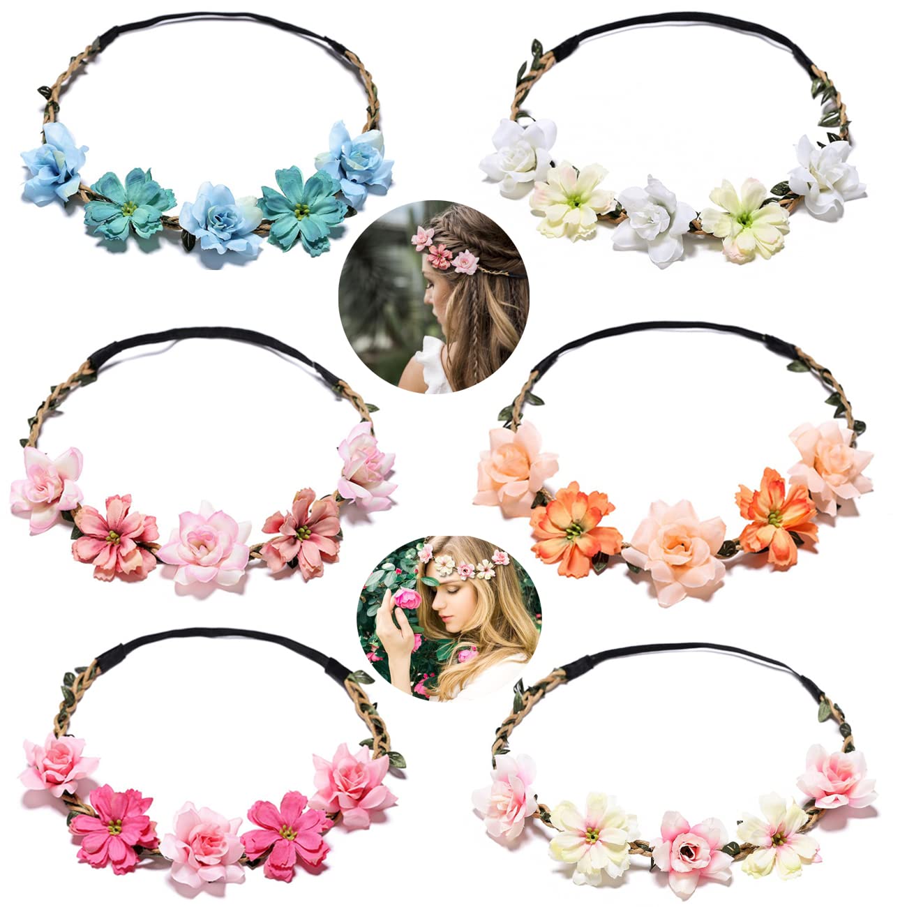 Flower girl store headbands for toddlers