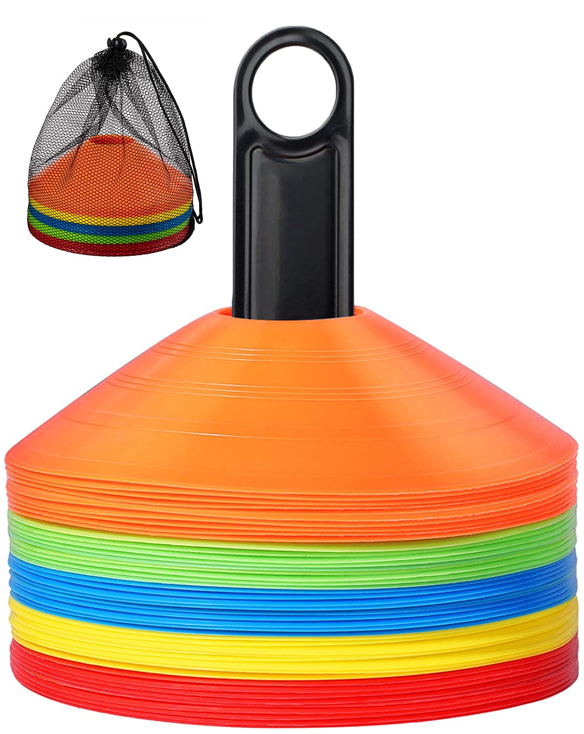 Kids Football Cones  Coloured Training Cones