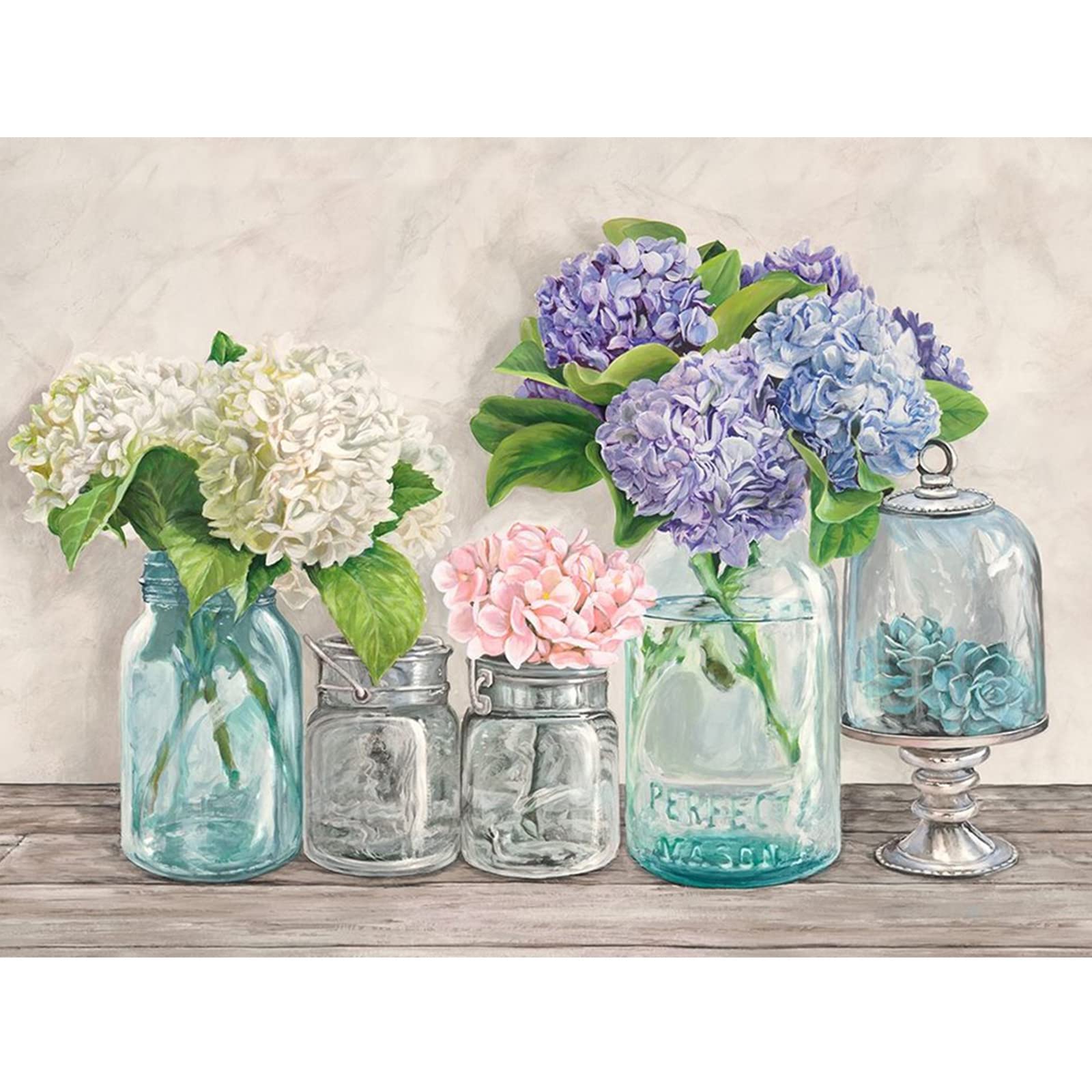 Flowers Diamond Painting Kit for Adults - DIY Home Wall Decor