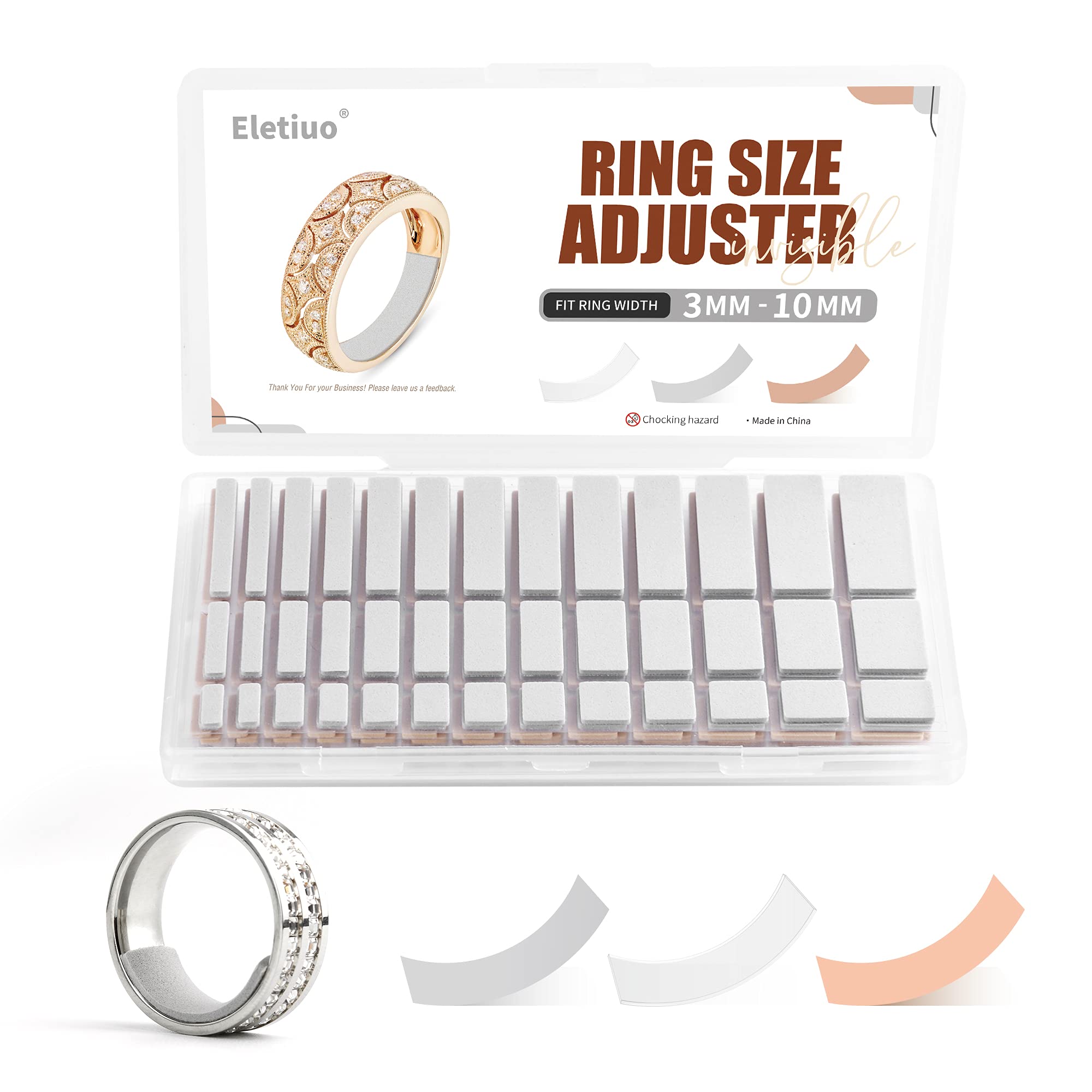 Ring Size Adjuster for Loose Rings Invisible Ring Size Reducer